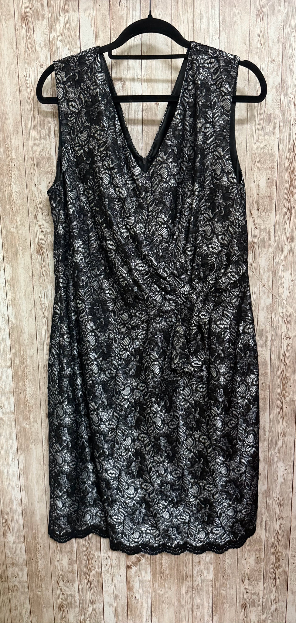 Size 16 TAHARI Black Dress