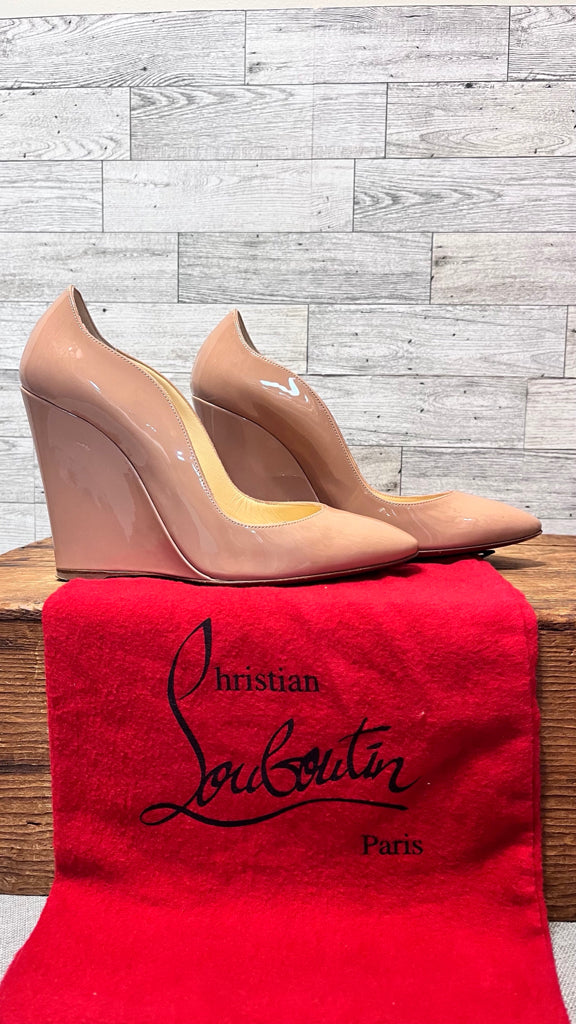 Christian Louboutin 8 NUDE SHOES