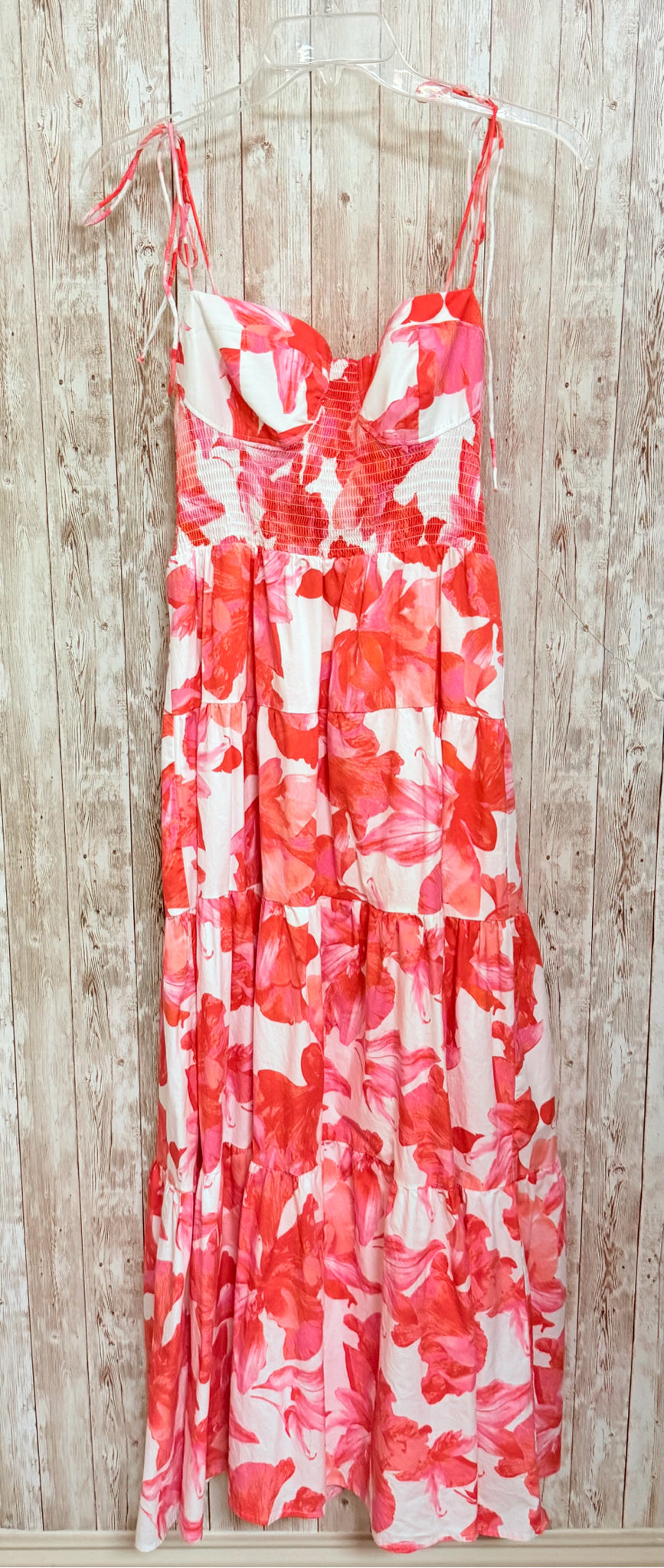WAYF Size M red and white Dress