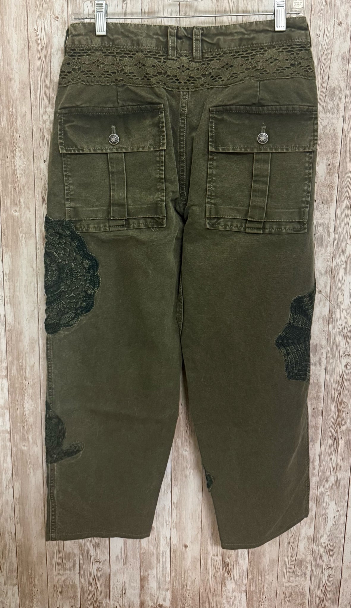 FREE PEOPLE Size XS Olive Jeans