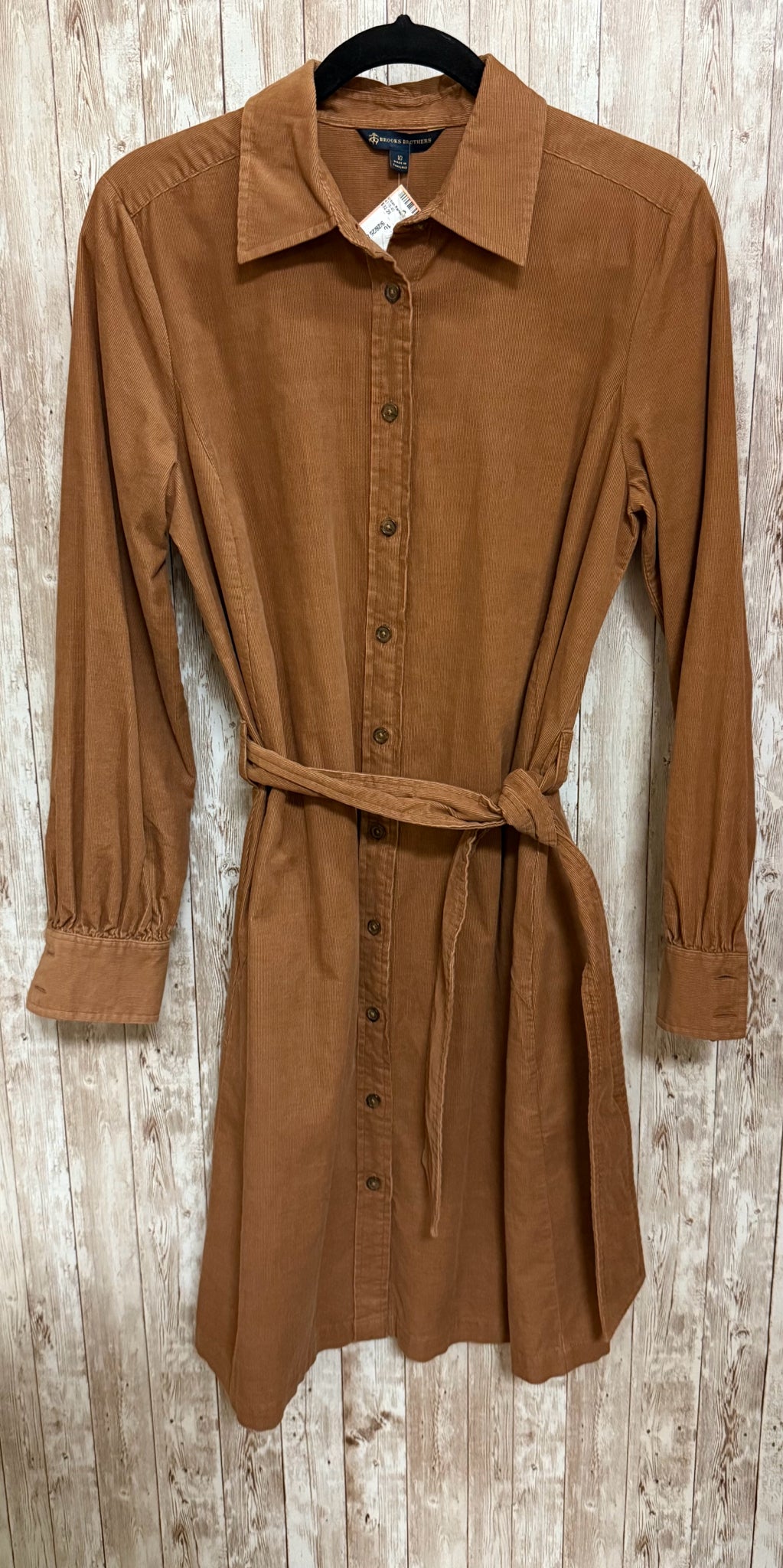 BROOKS BROTHERS Size 10 Tan Dress