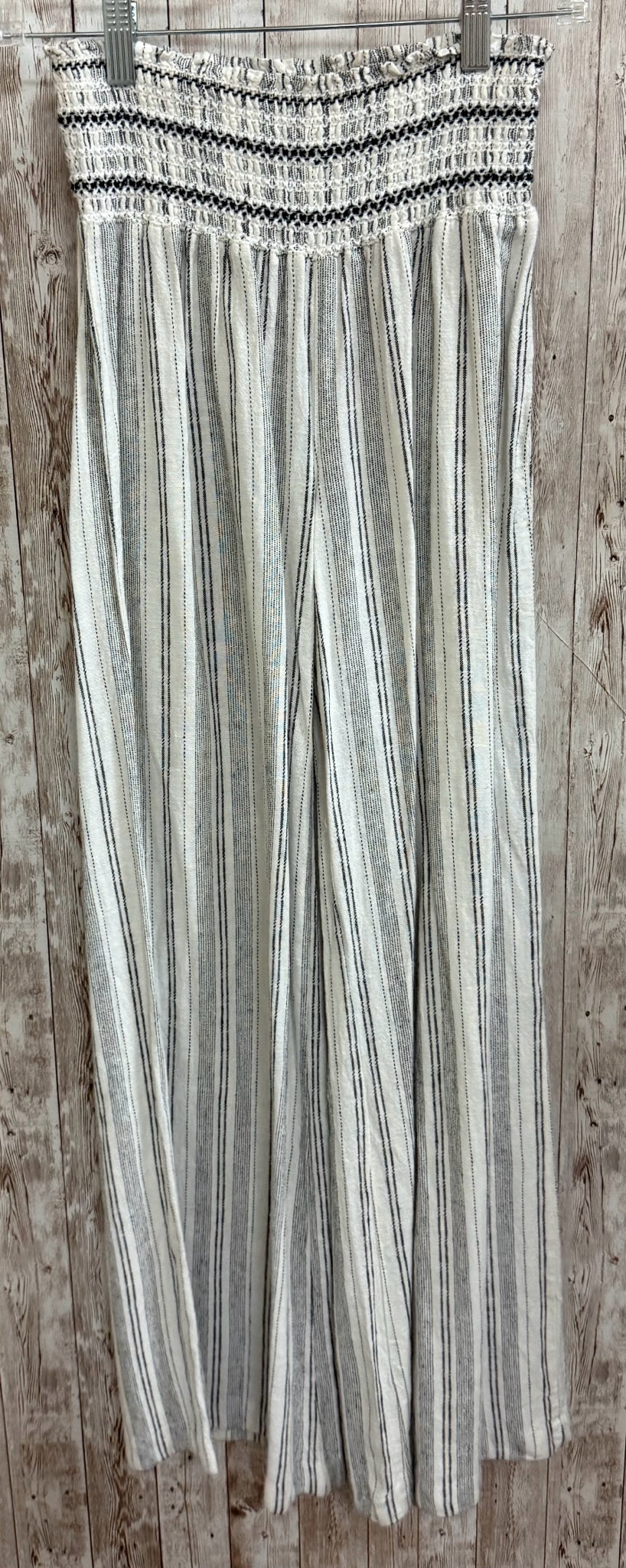 Size S REWASH CREAM AND BLACK STRIPE Pants