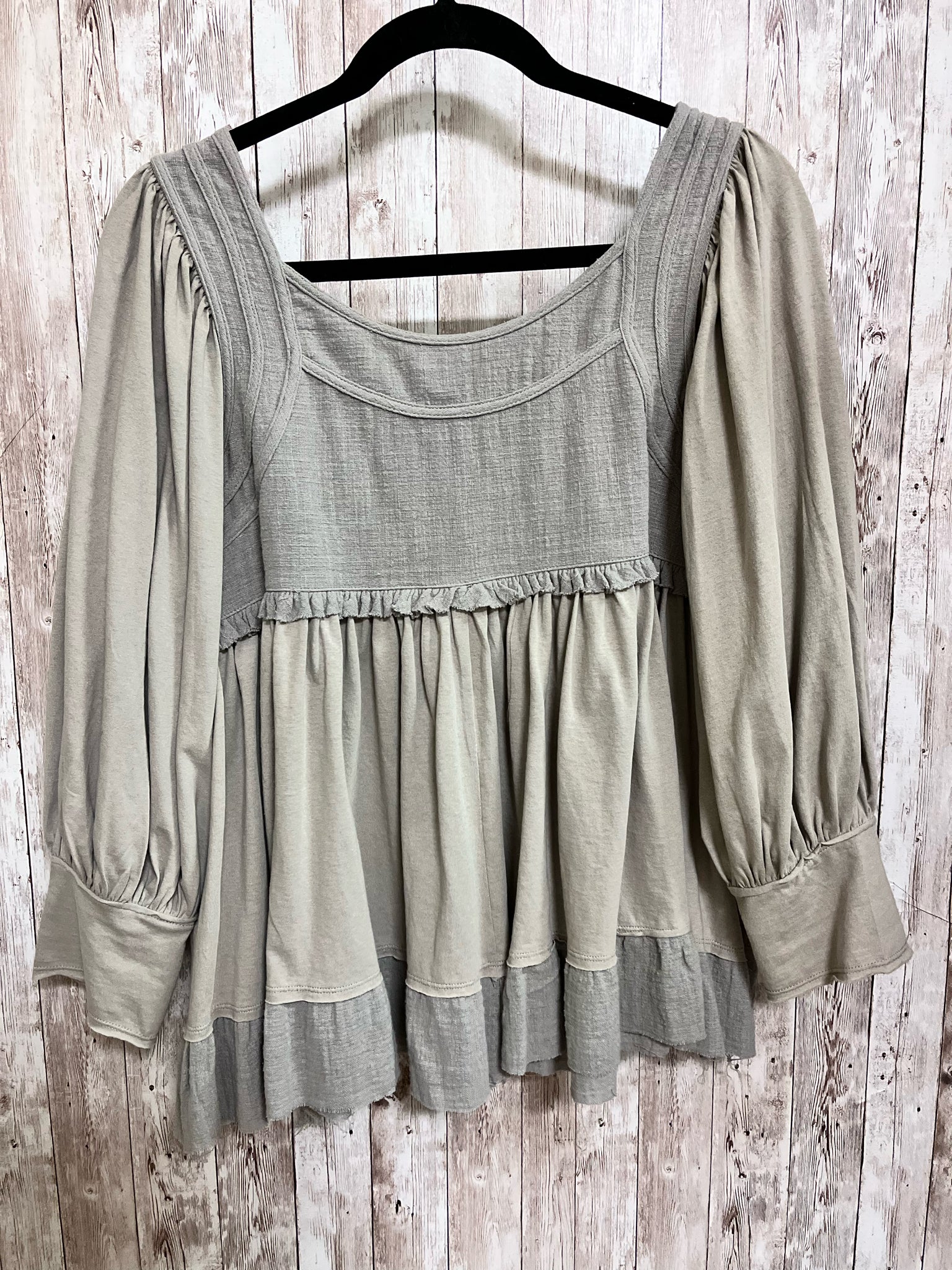Size M EASEL Khaki Top