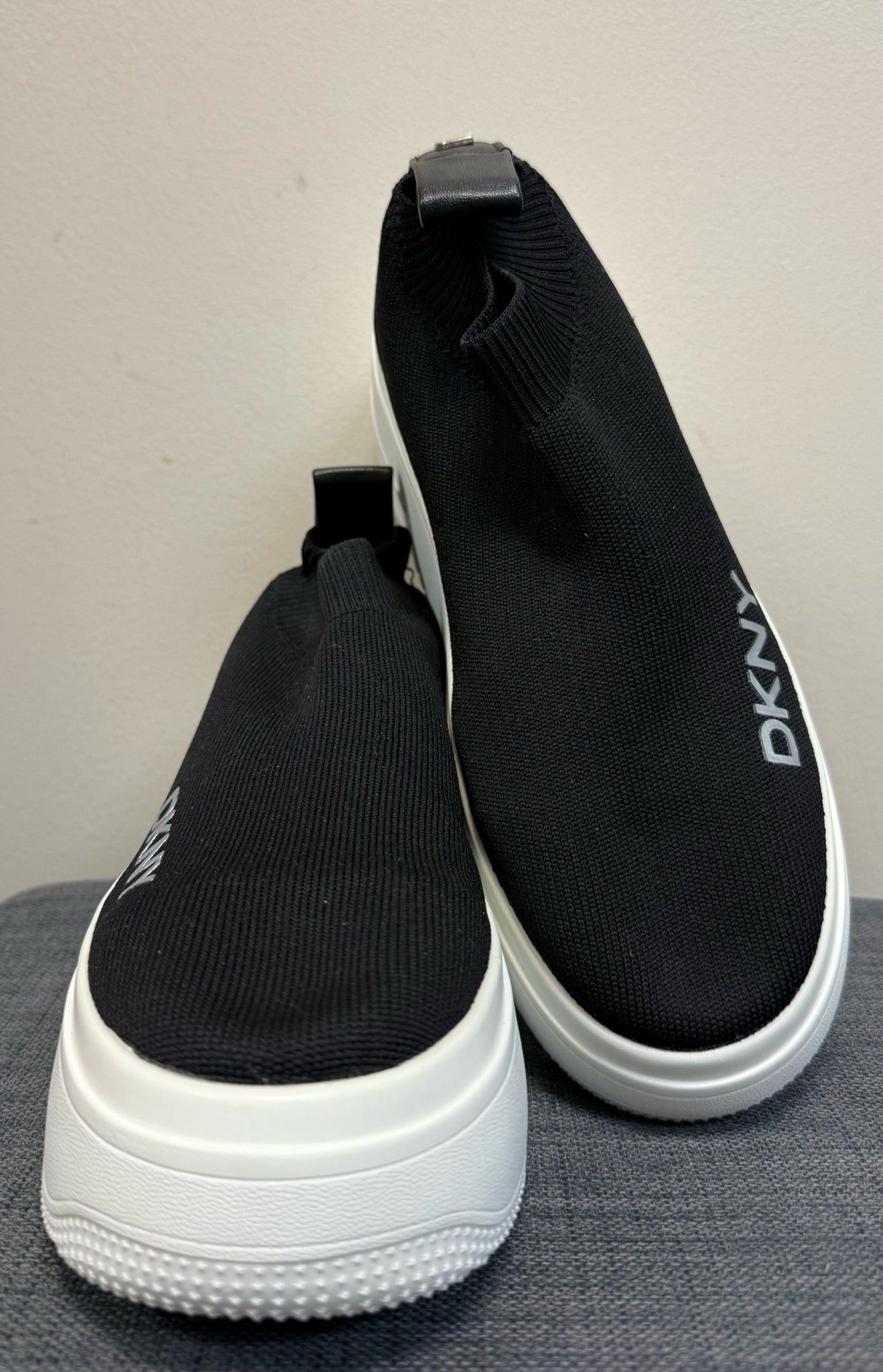 6 DKNY Black Sneakers