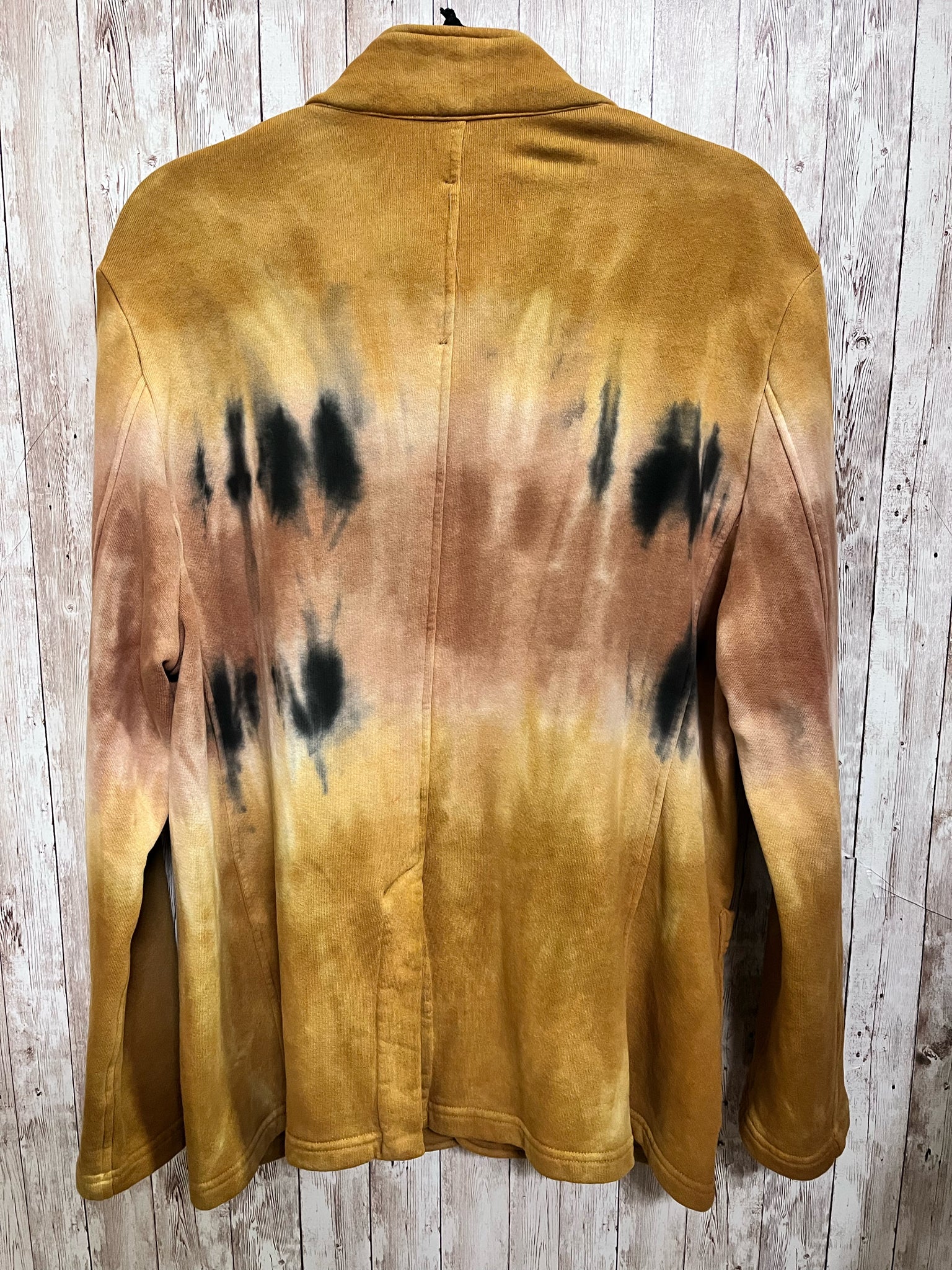 RAQUEL ALLEGRA Size L Mustard Print Jacket