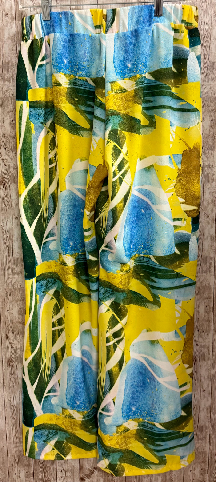 Size One Size MARA MOUTAUTI Yellow Print Pants