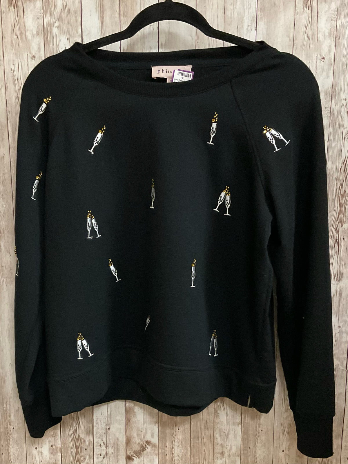 PHILOSOPHY Black Print sweatshirt
