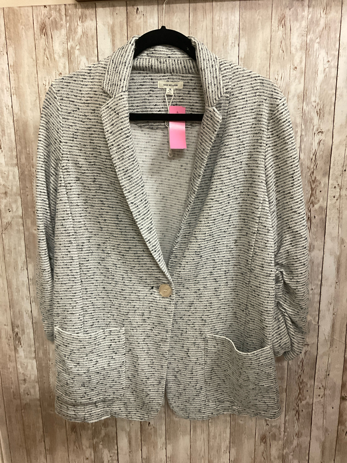 Size M MAX STUDIO gray and black Blazer
