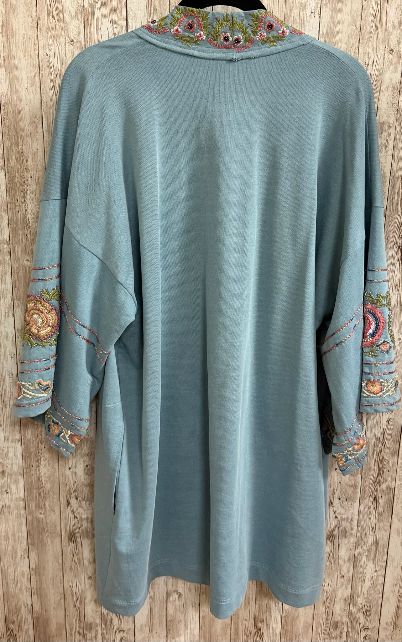 Size M Aratta Silent Journey Blue Cardigan