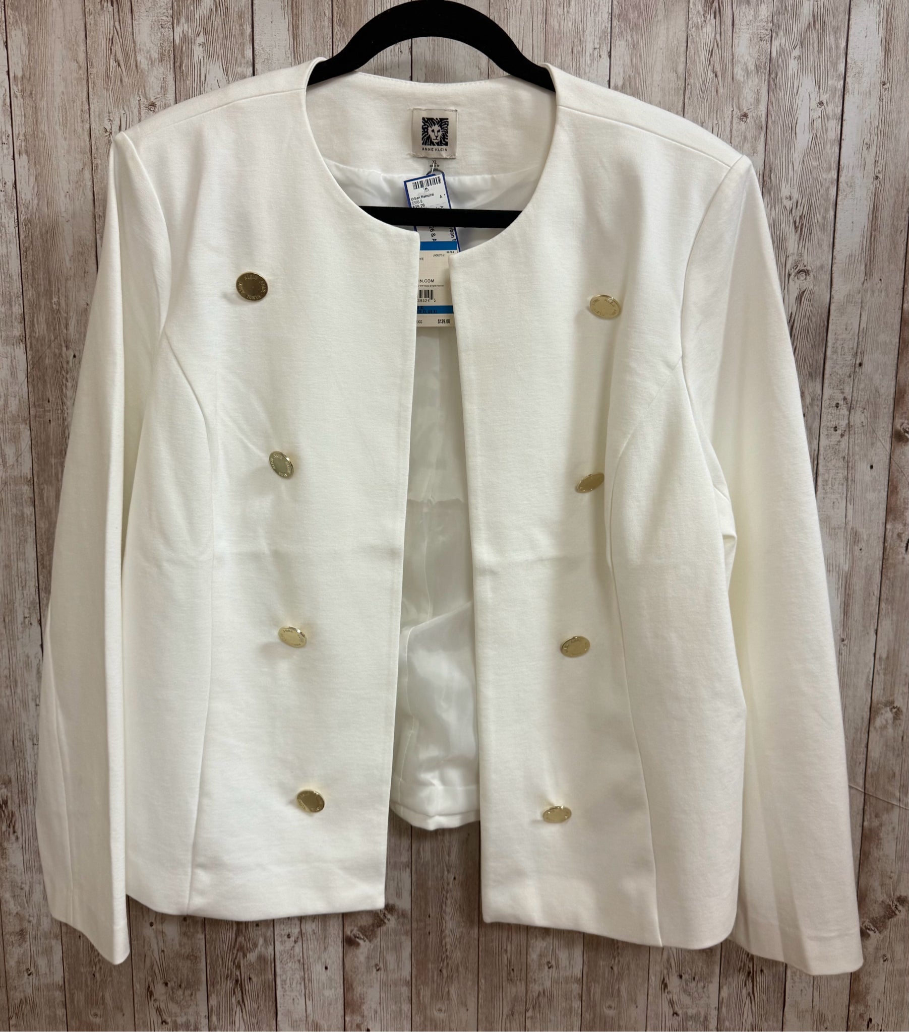 Size XL ANNE KLEIN White Jacket