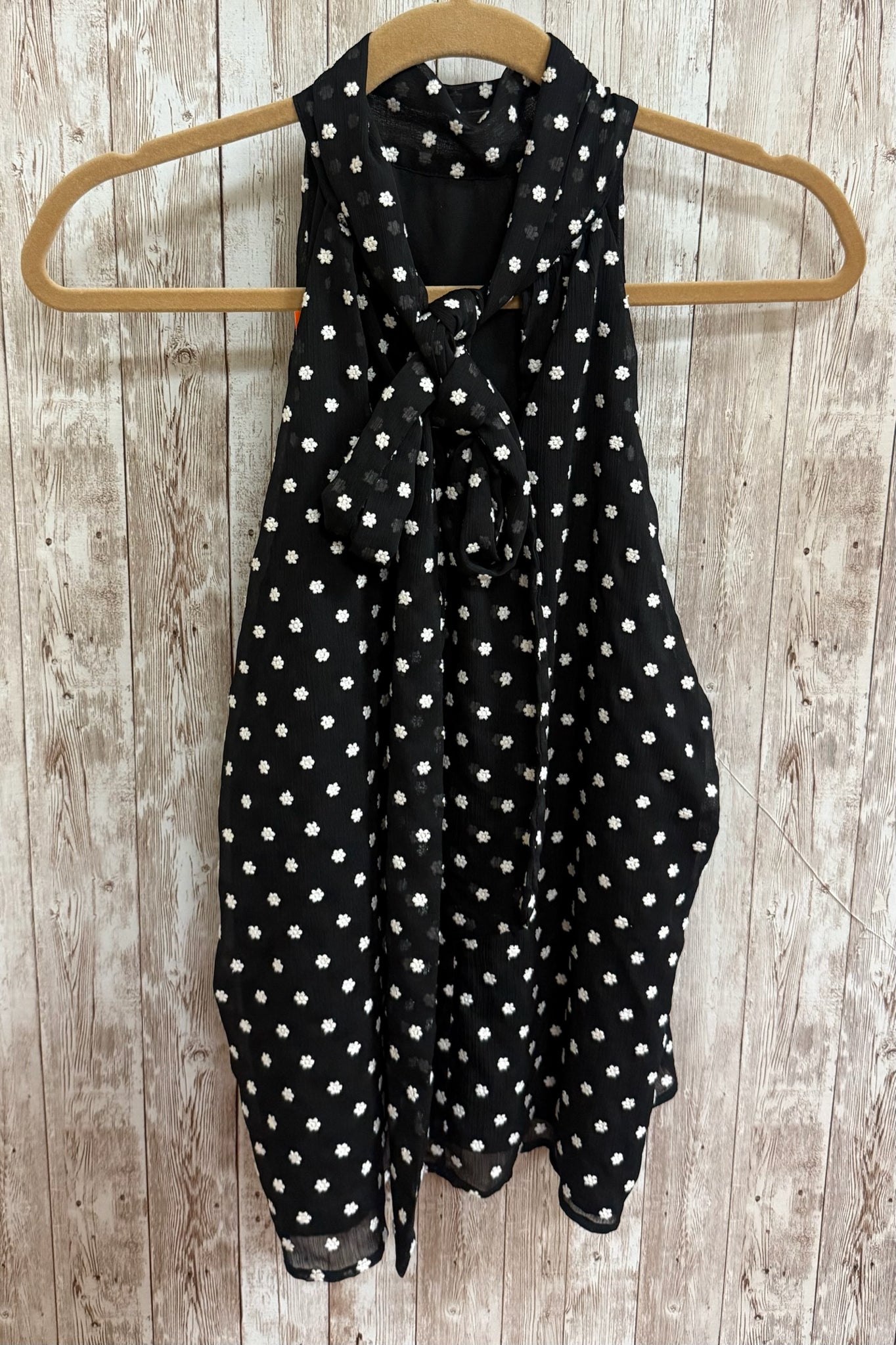 Size L CECE Black Print Top