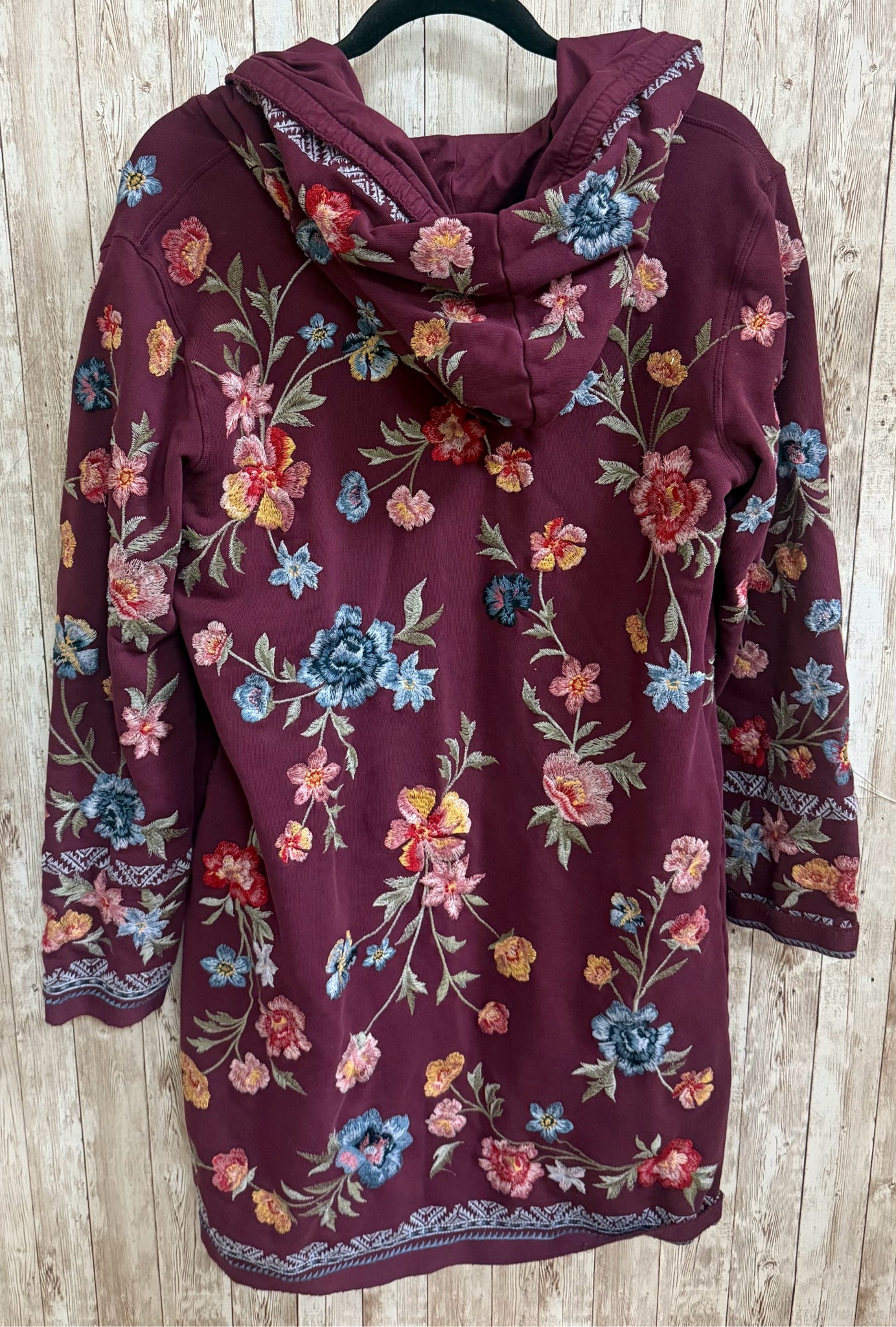 Size L DRIFTWOOD WINE Cardigan