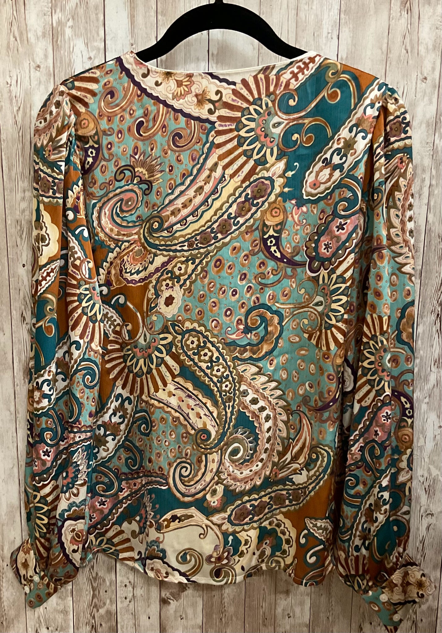 Size S JODIFL BROWN AND TEAL Top