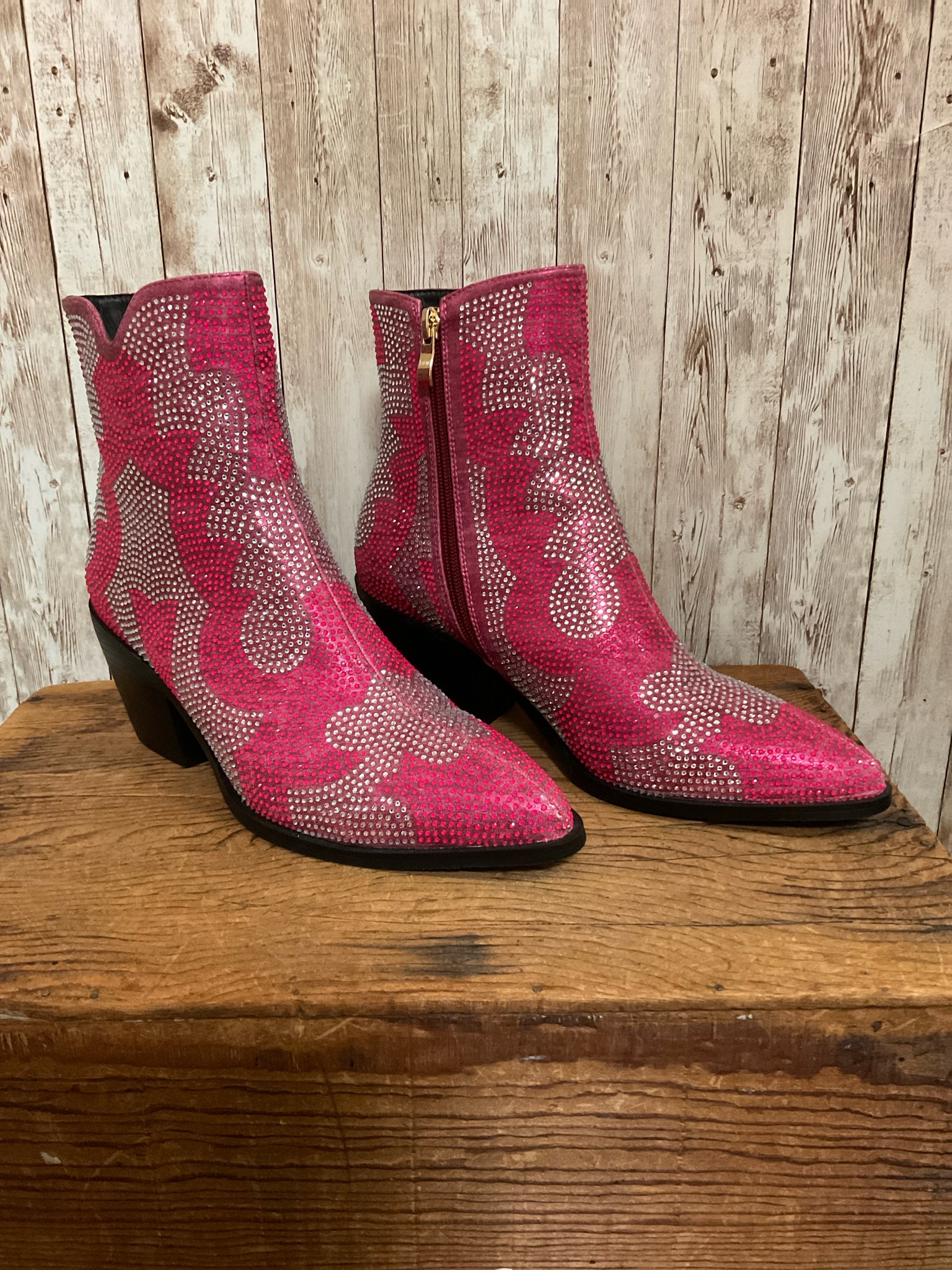 9 NINETY UNION Pink Boots