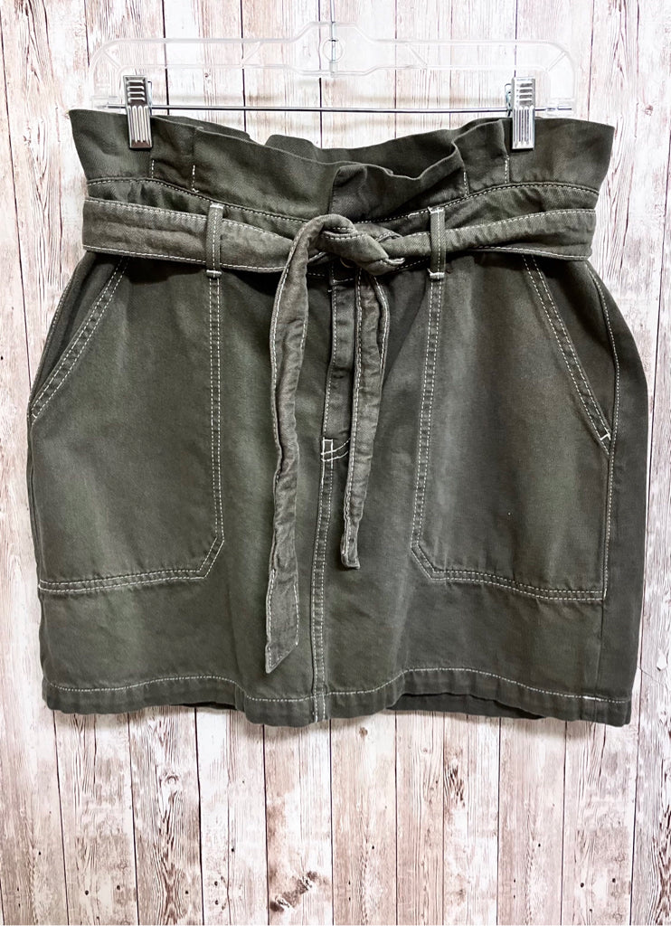 FREE PEOPLE Size 12 Olive Skirt