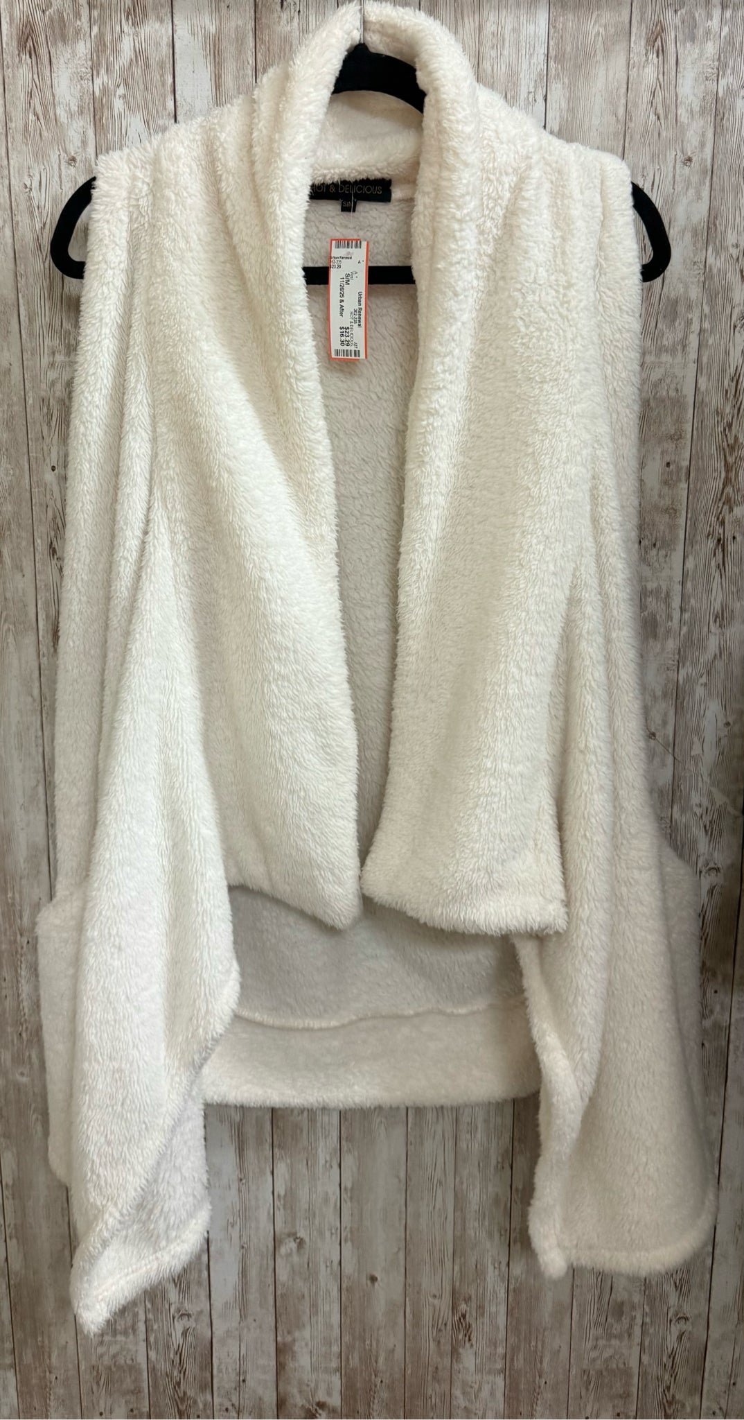 Size S/M HOT & DELICIOUS Beige Vest