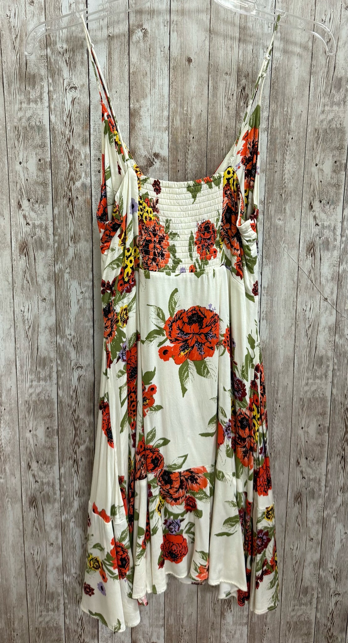 Size M FREE PEOPLE BEIGE FLORAL Dress