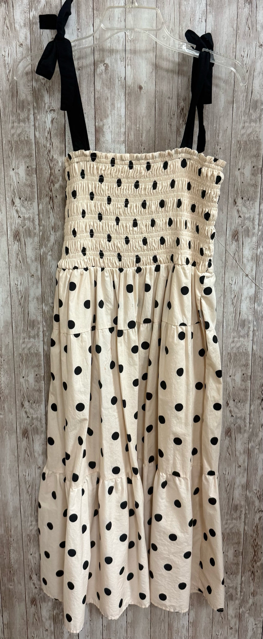 Size L NICOLE MILLER TAN AND BLACK Dress