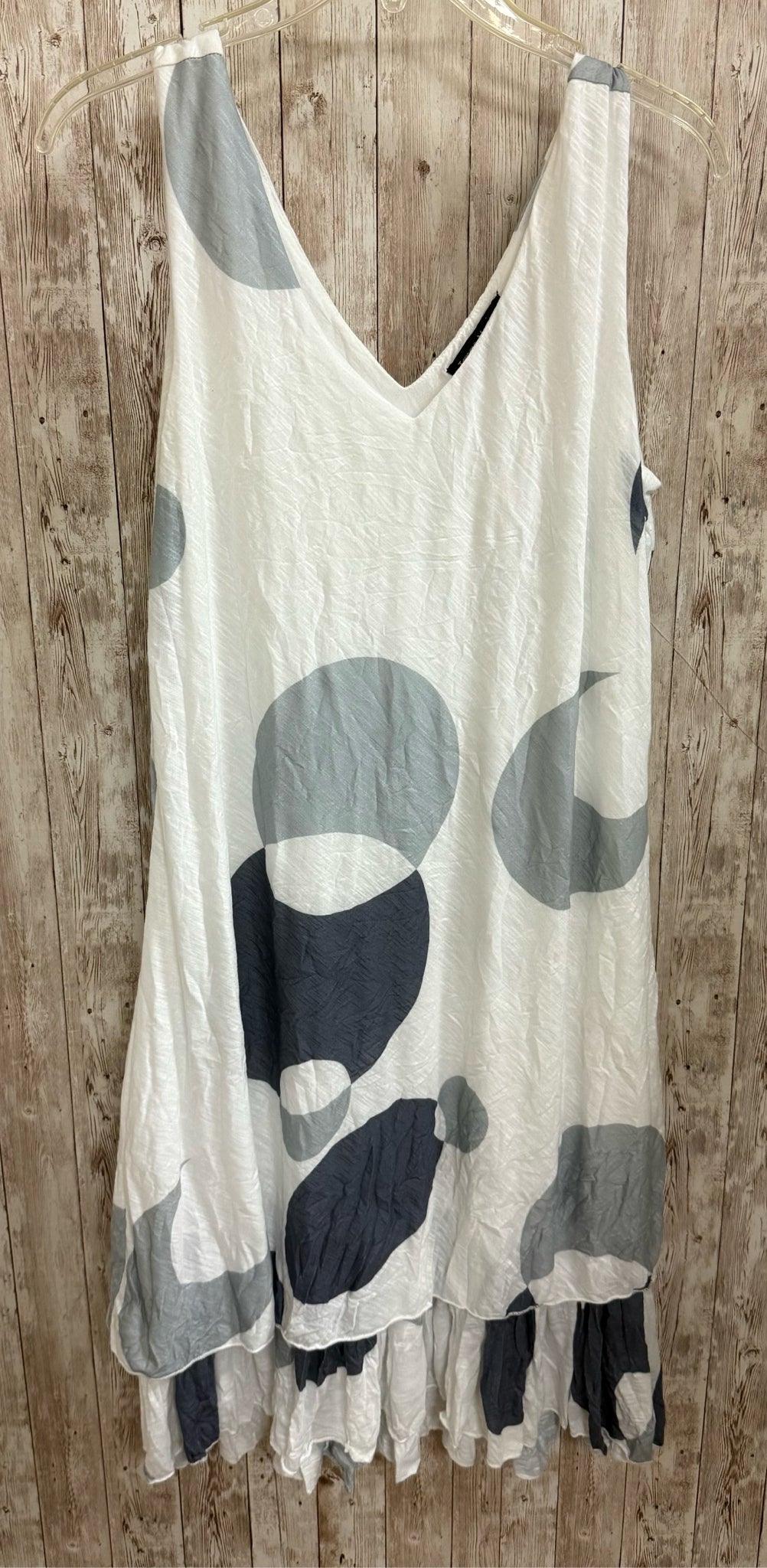 Size M TANGO MANGO WHITE POLKA DOTS Dress
