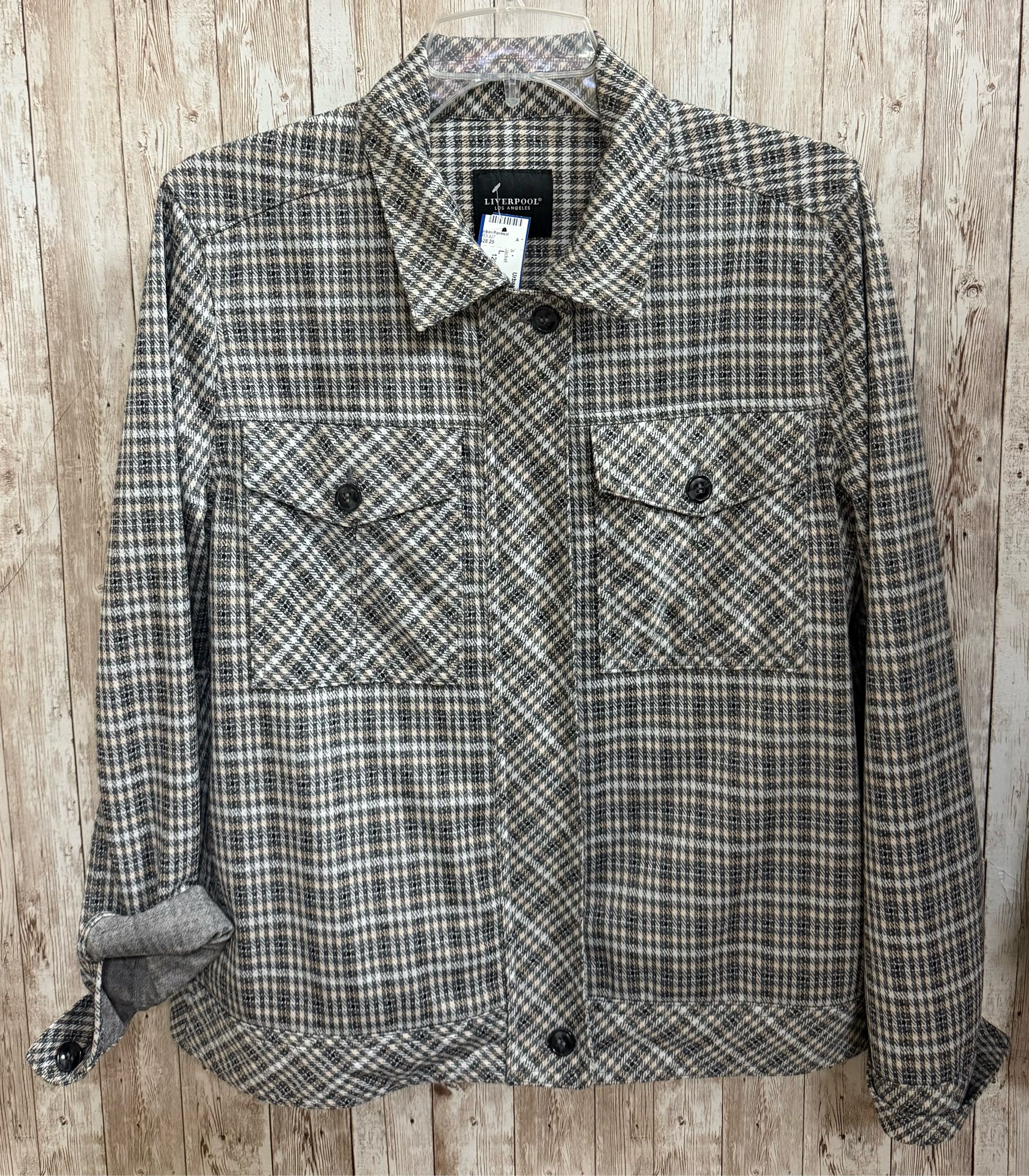 Size L LIVERPOOL PLAID Jacket