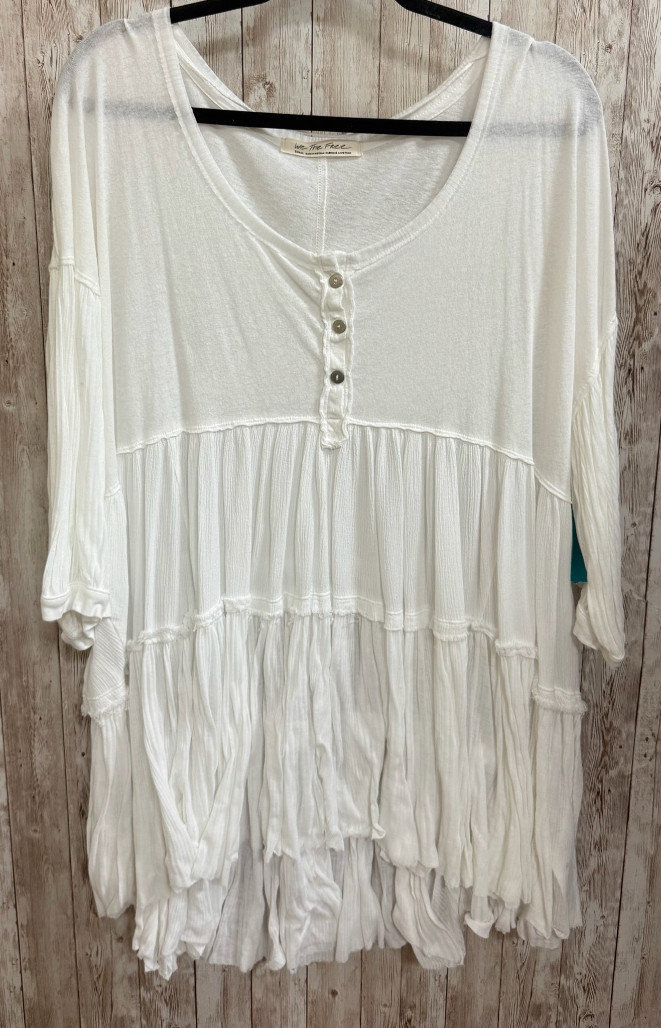 Size S WE THE FREE White Top