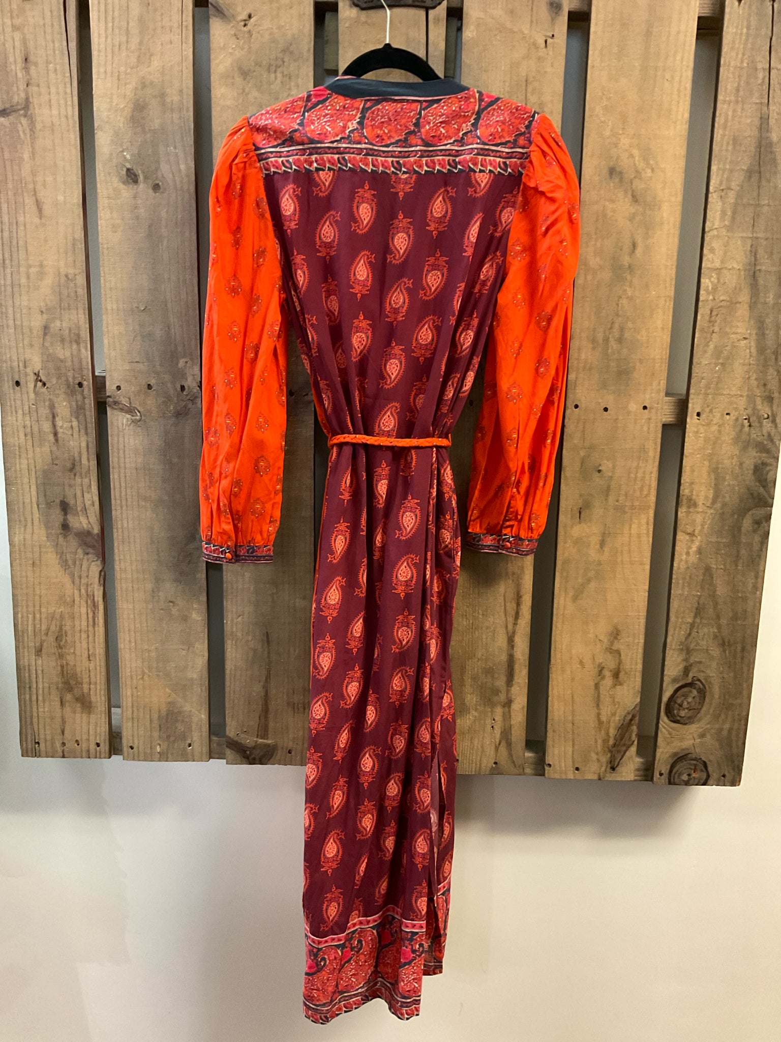 Size XS/S SUNDANCE RED AND PURPLE FLORAL Dress
