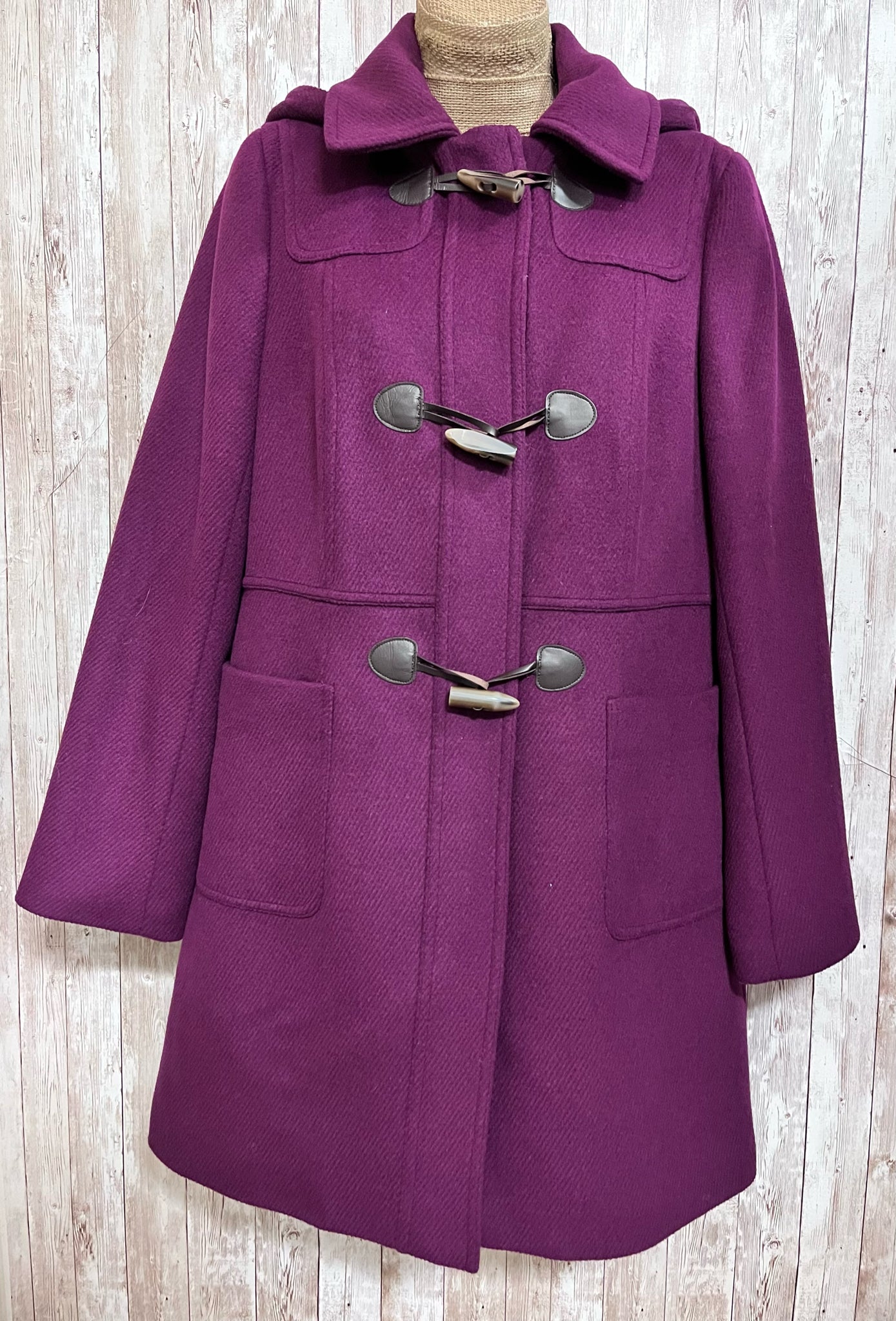 TALBOTS Plum Coat