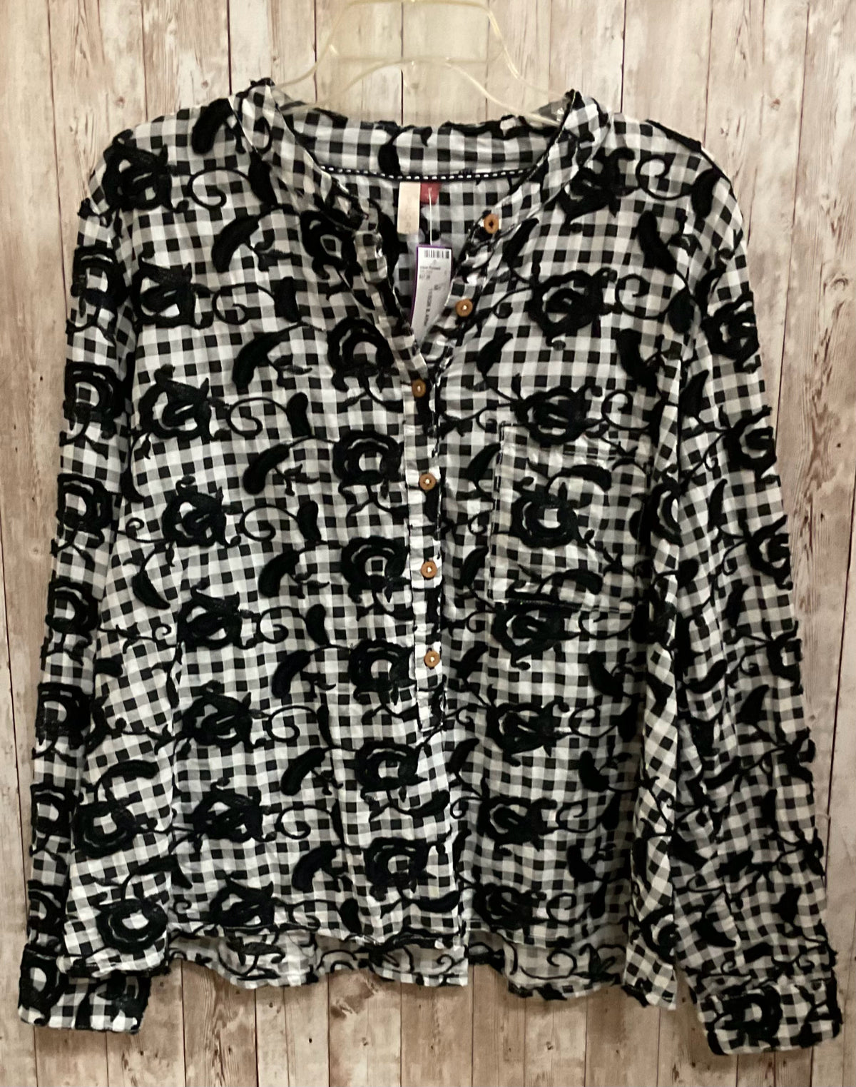 Size M PILCRO BLACK AND WHITE Top