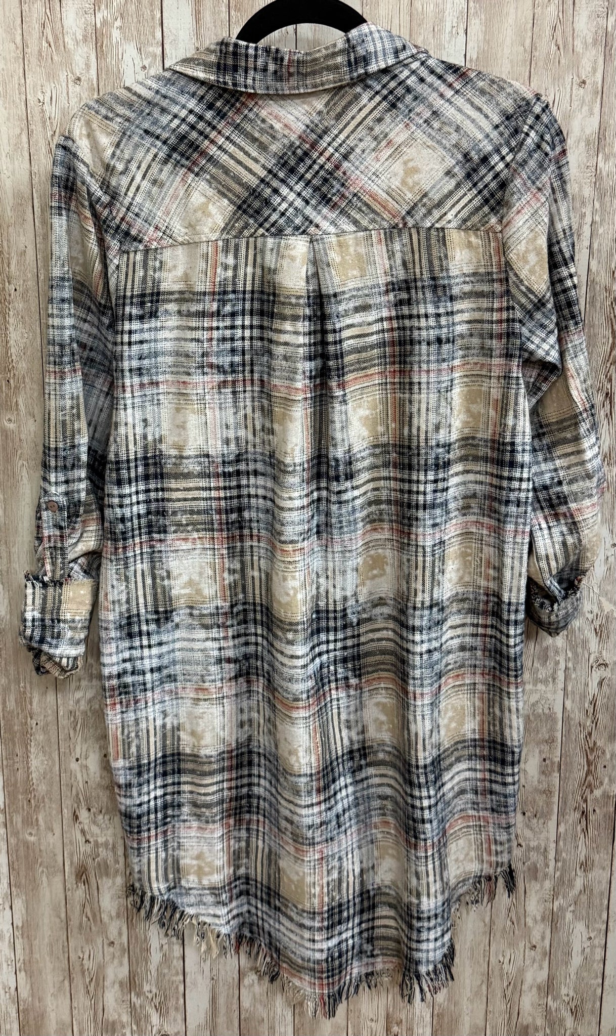 DEAR JOHN BLUE AND BEIGE PRINT Women Size XS Tunic