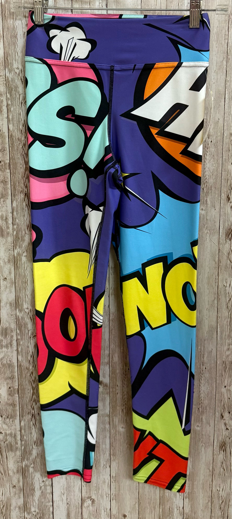 Size S FIERCEPULSE PURPLE MULTI Leggings