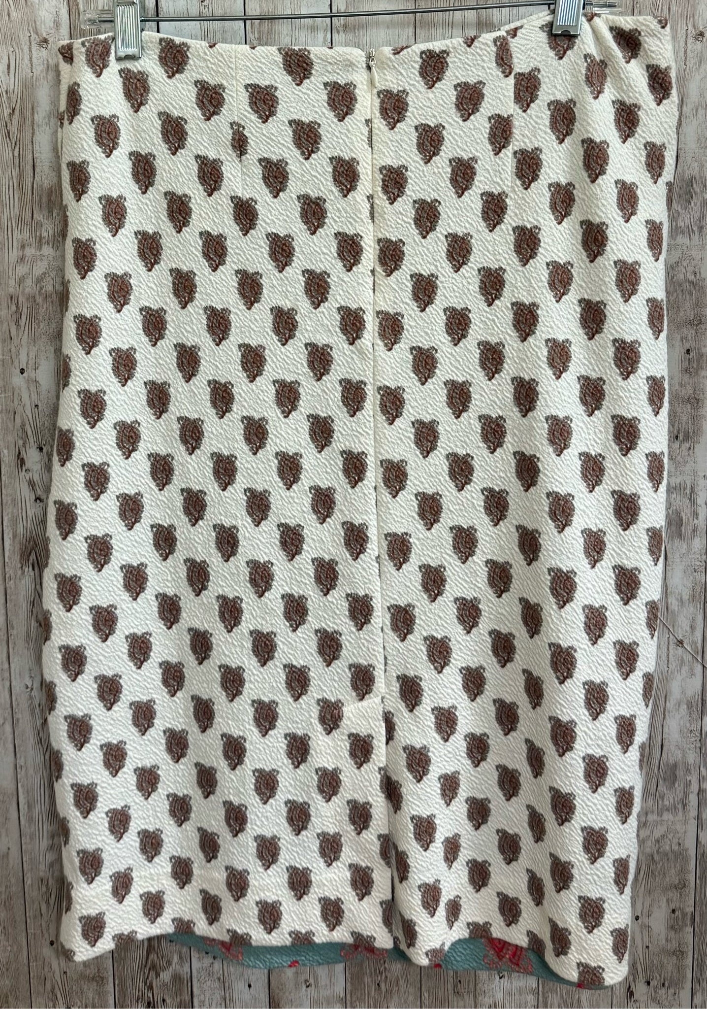 Size 12 MAEVE TEAL AND WHITE Skirt