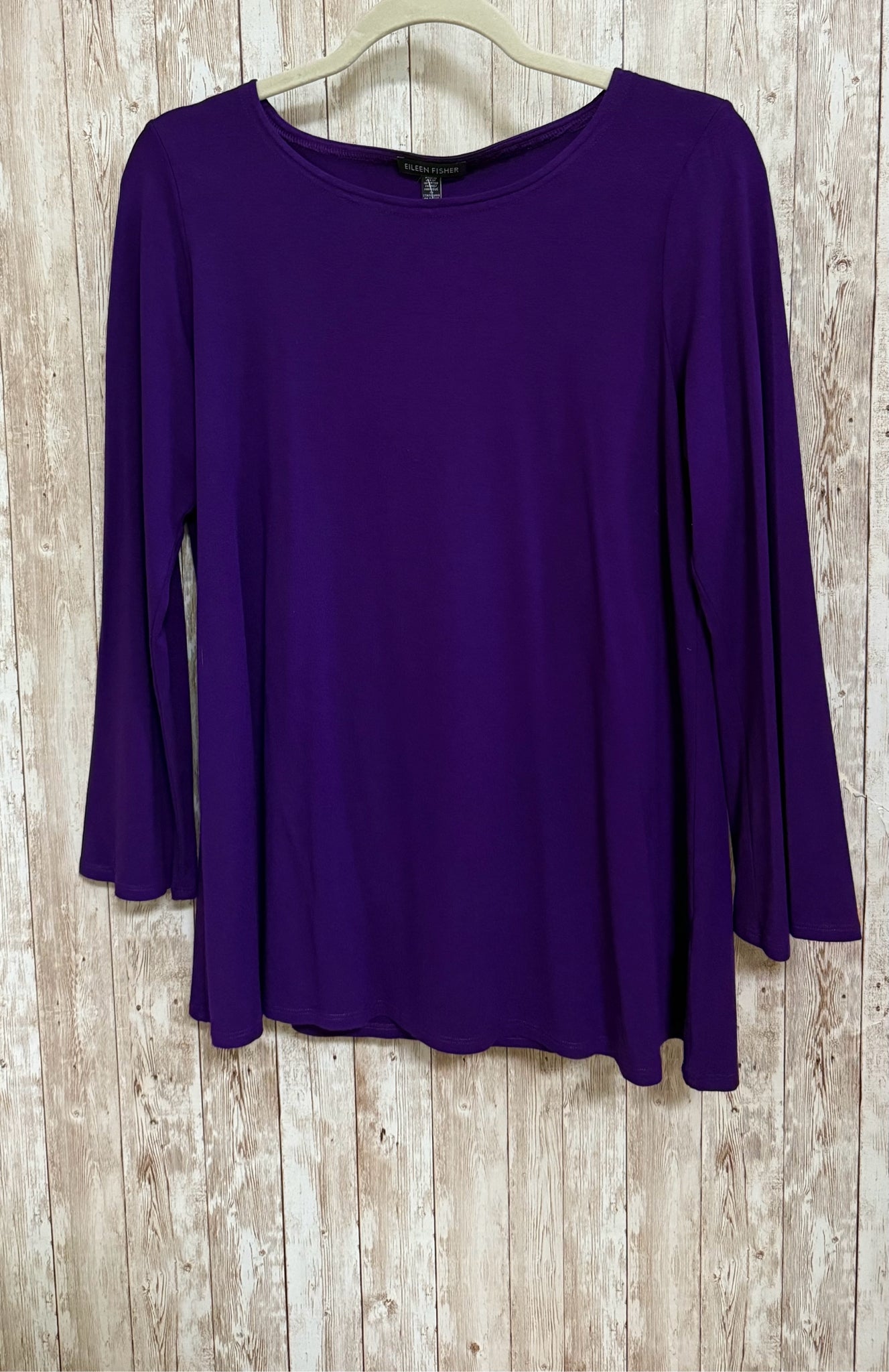 Size M EILEEN FISHER Purple Top