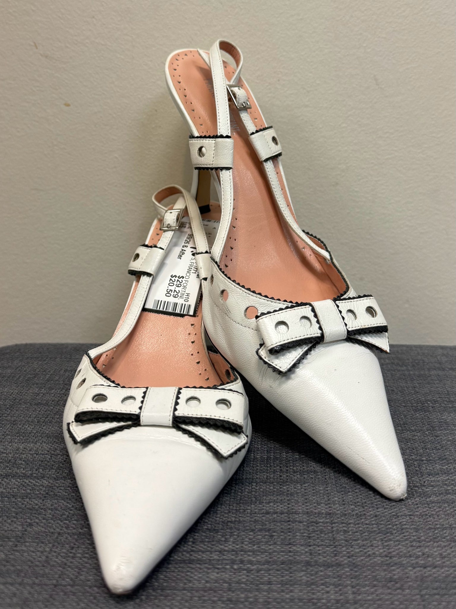 7.5 FRANCO FORTINI White SHOES