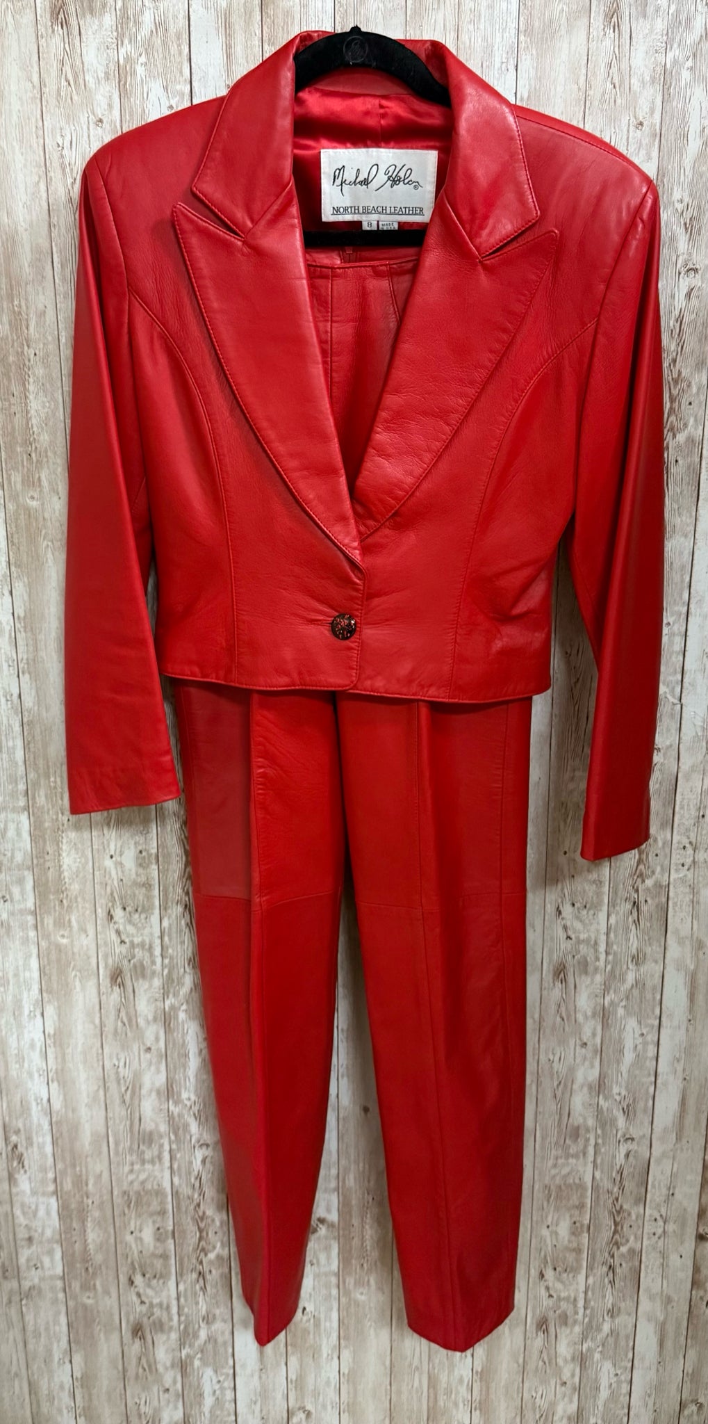Red Size 8 MICHAEL HOBAN 2 PC PANT SET