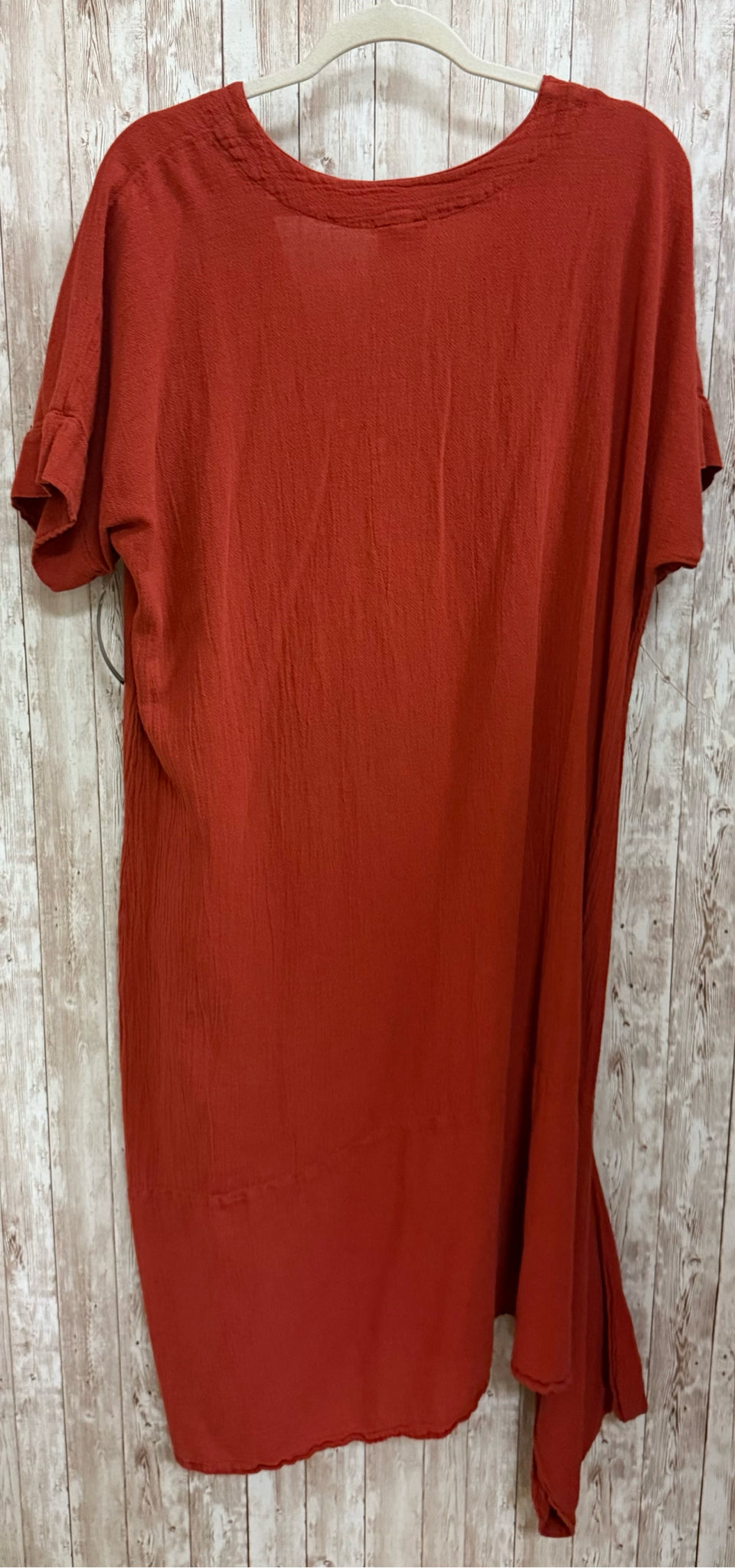 Size L OH MY GAUZE RUST Dress
