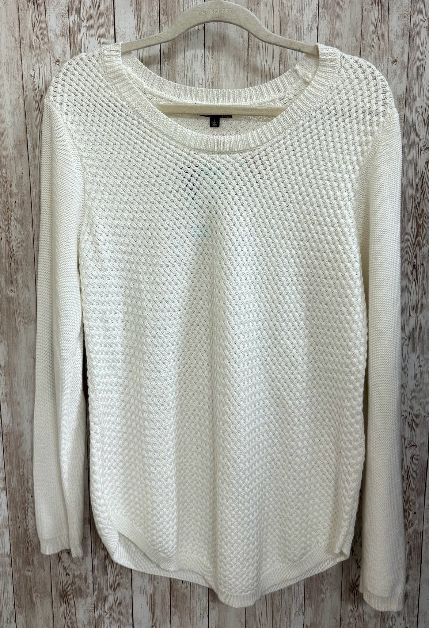 Size L LETY & ME Cream Sweater
