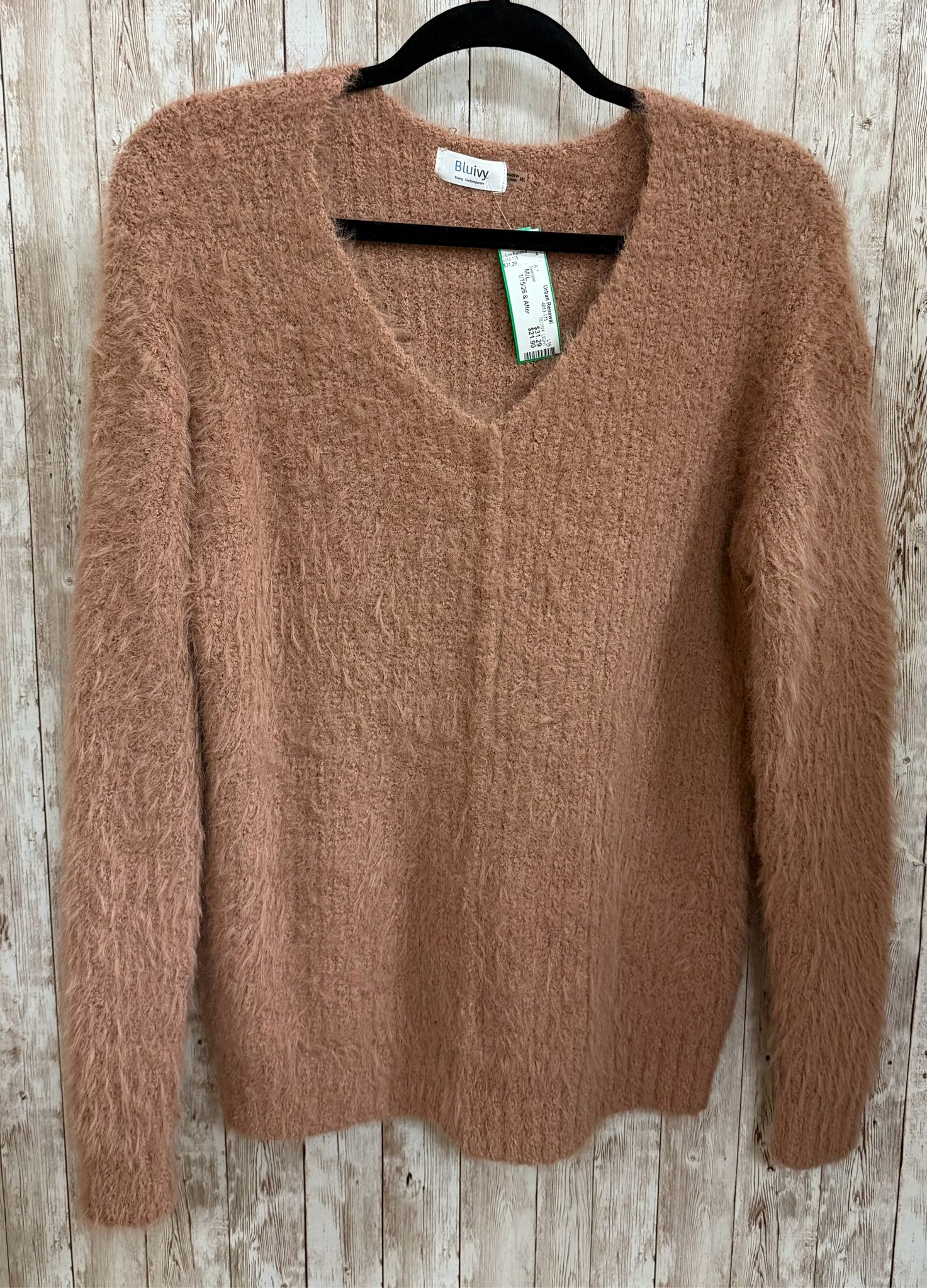 Size M/L BLUIVY LIGHT BROWN Sweater