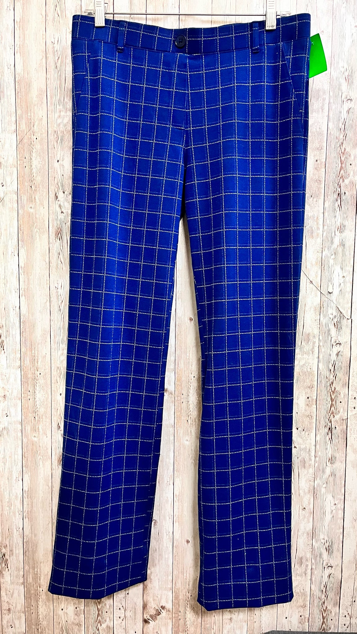 Size L BETABRAND Navy Print Pants