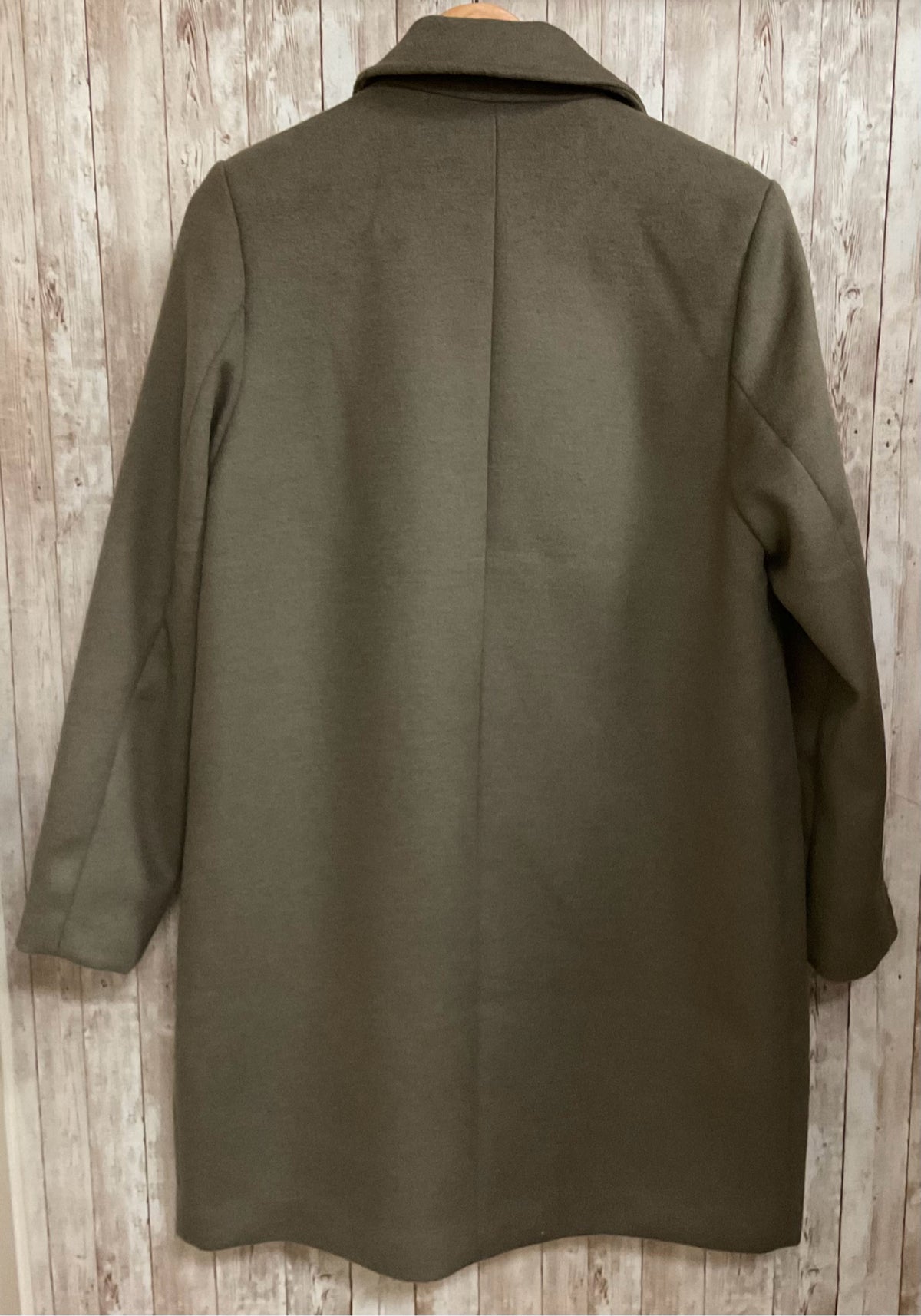 HALSTON Olive Coat