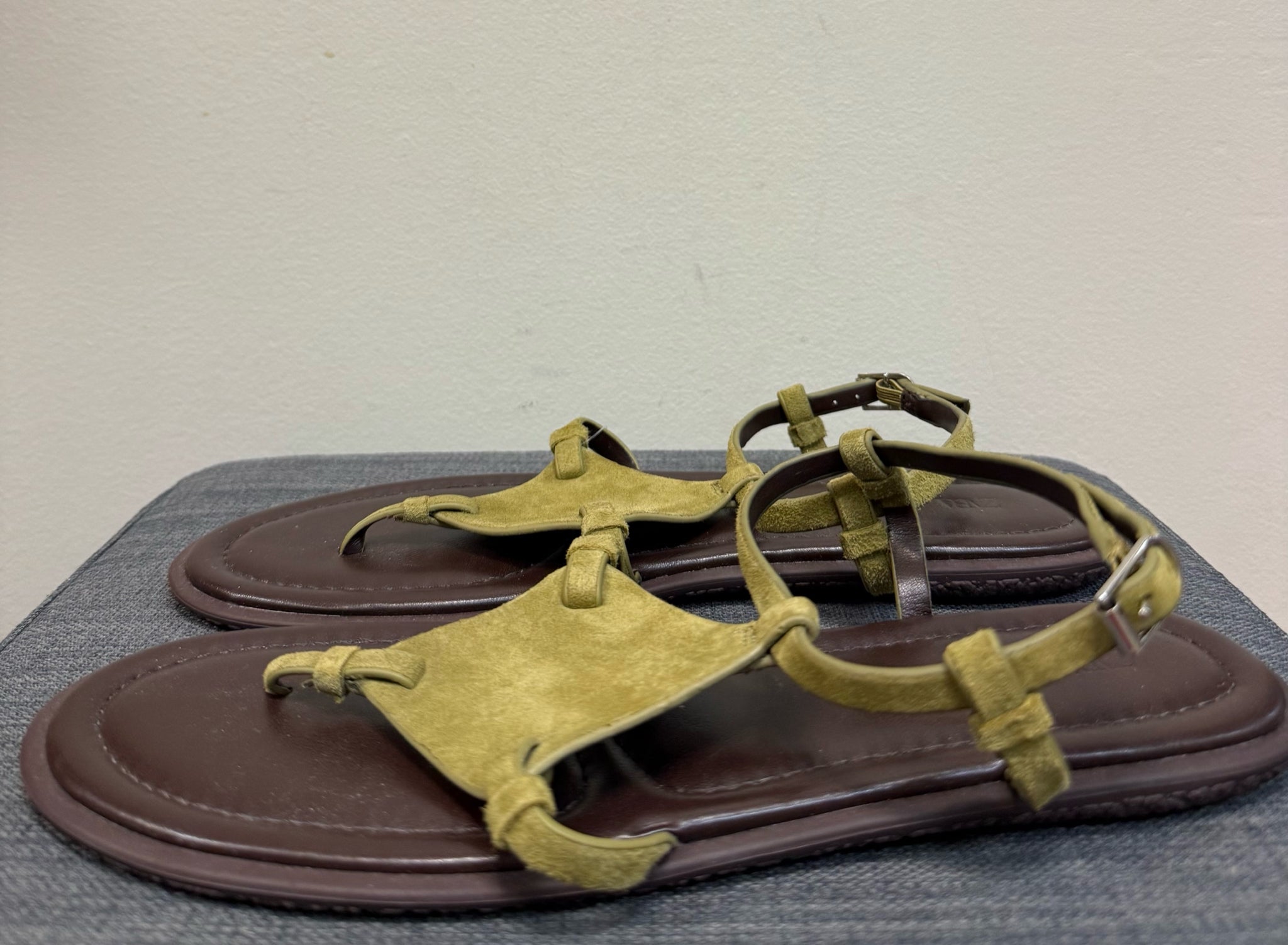 9 ZARA Olive Sandals