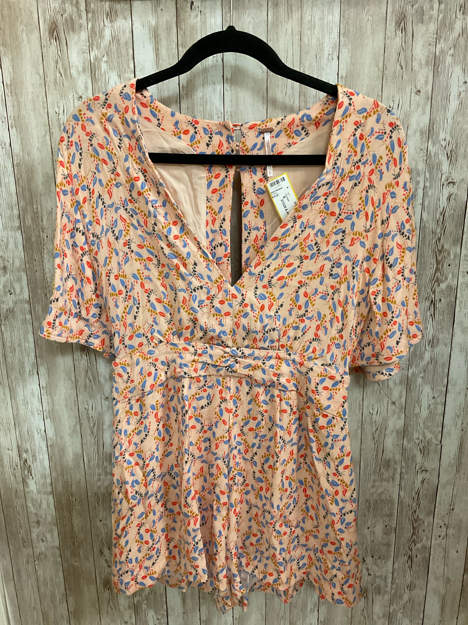 Size S FREE PEOPLE Pink Multi Romper