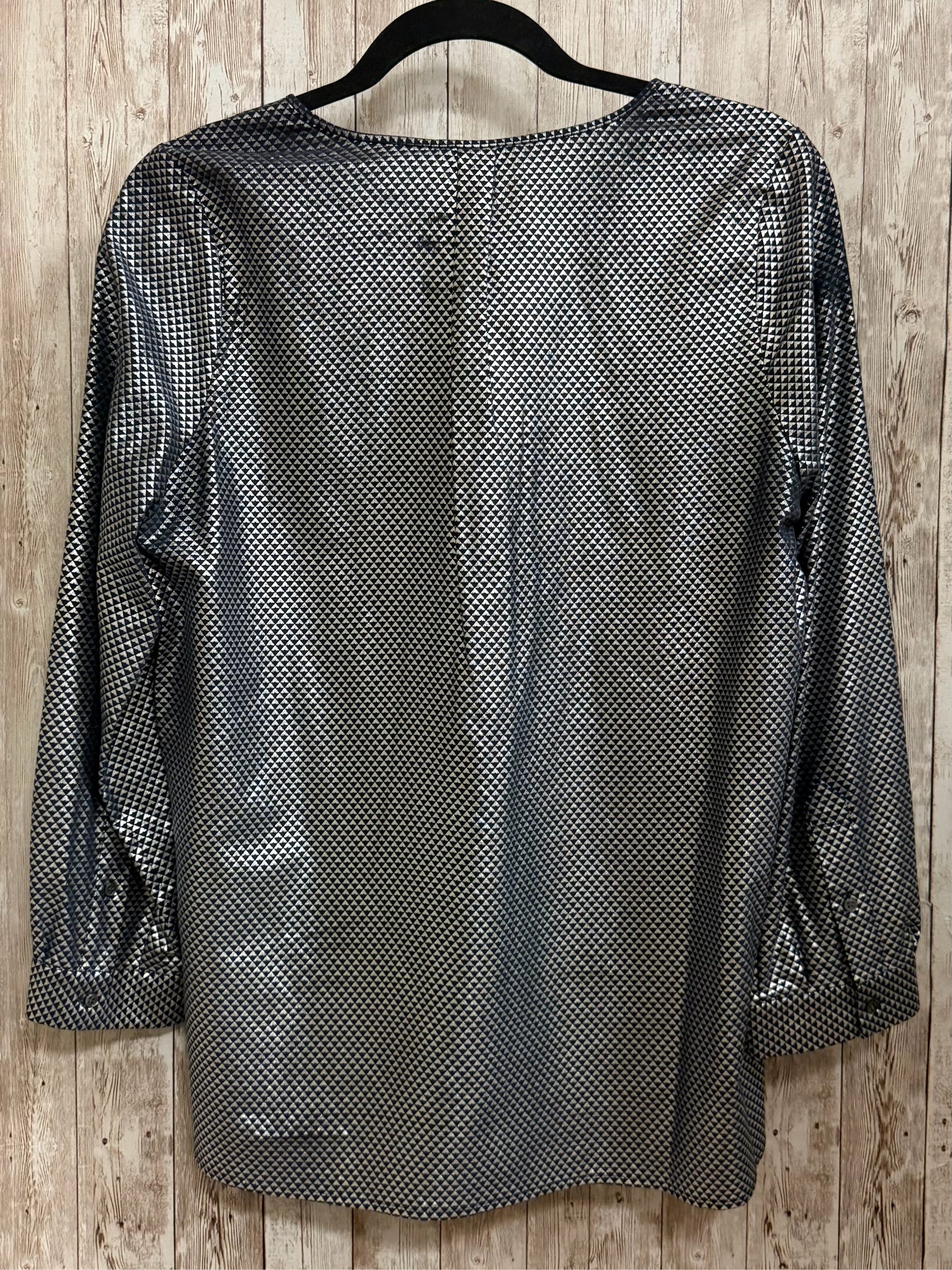 Size S JOIE NAVY AND SILVER Top