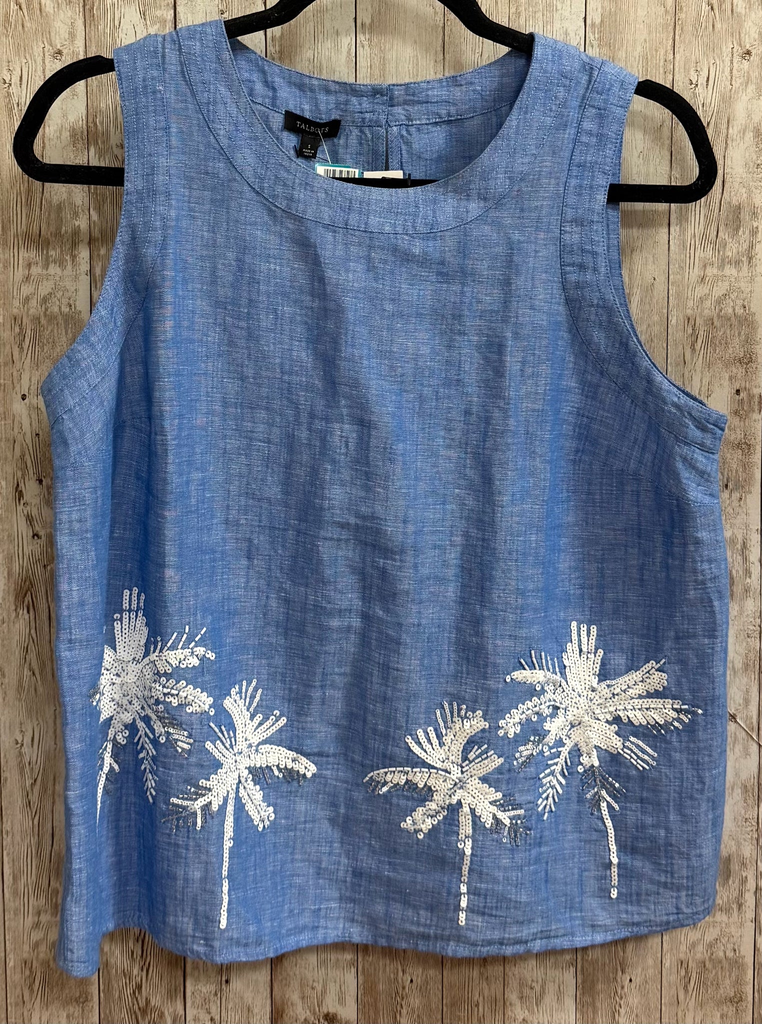Size S TALBOTS Blue Top