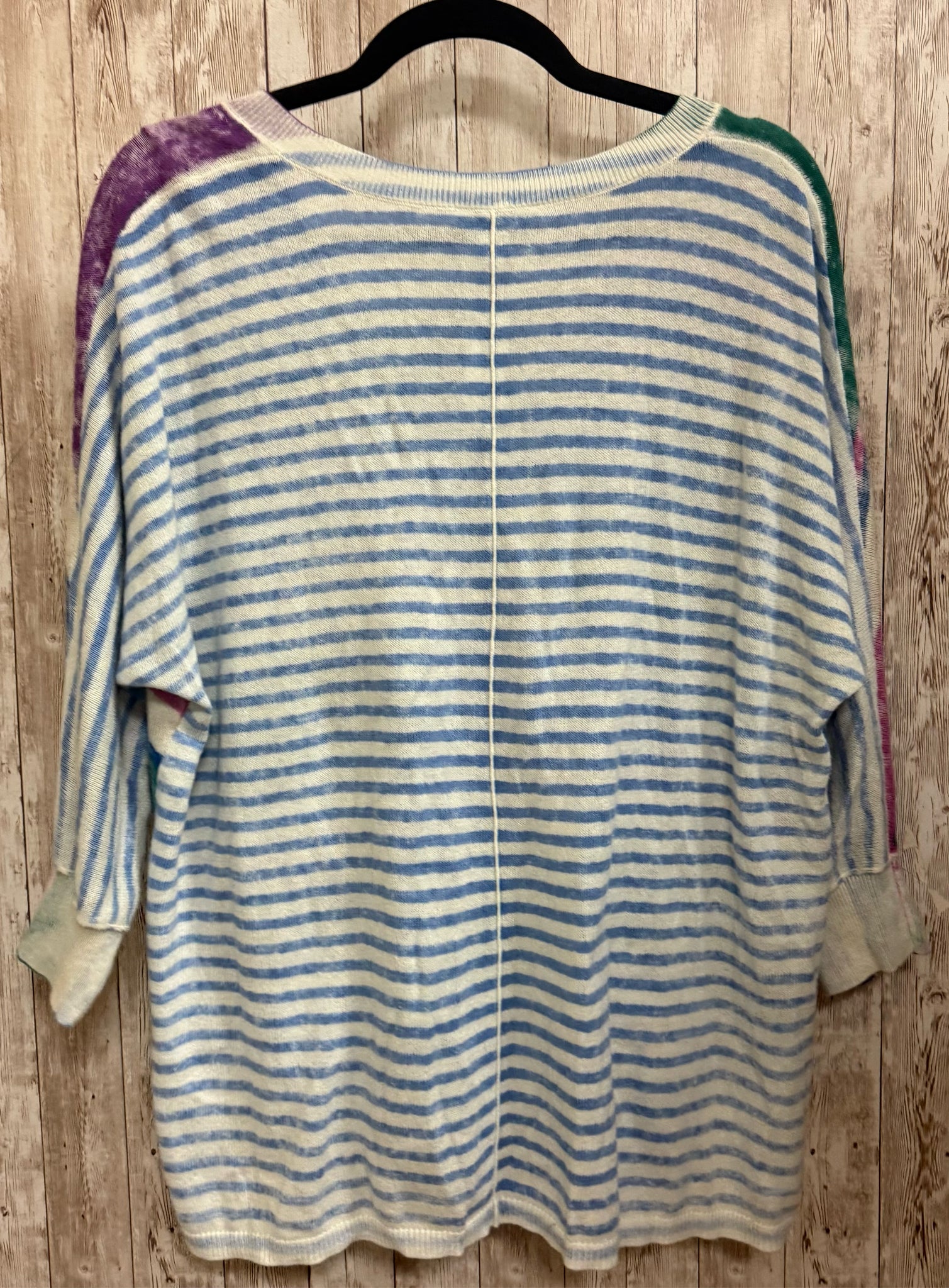 Size M SUNDANCE BLUE STRIPE Sweater