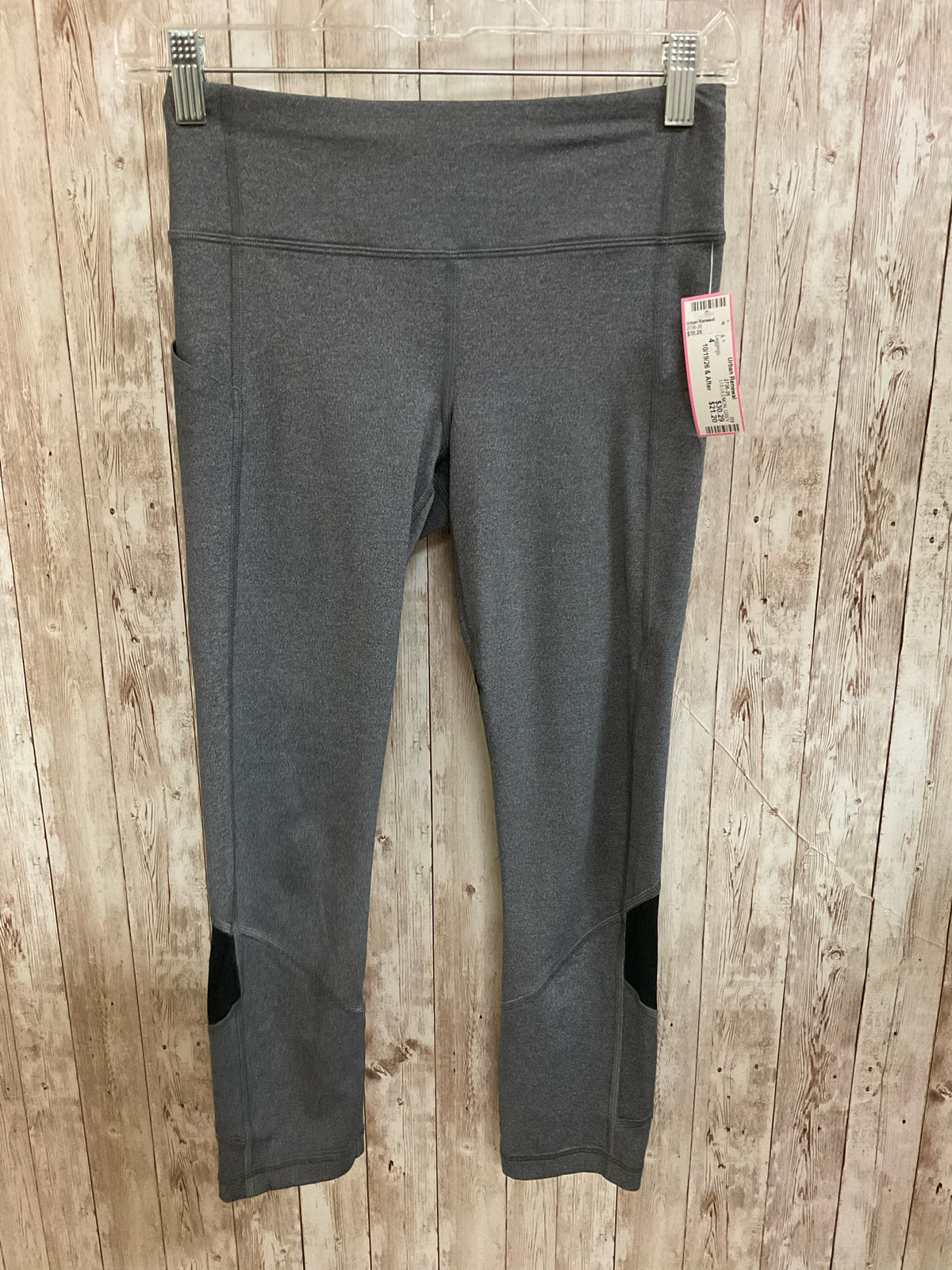 Size 4 LULULEMON GREY AND BLACK Leggings