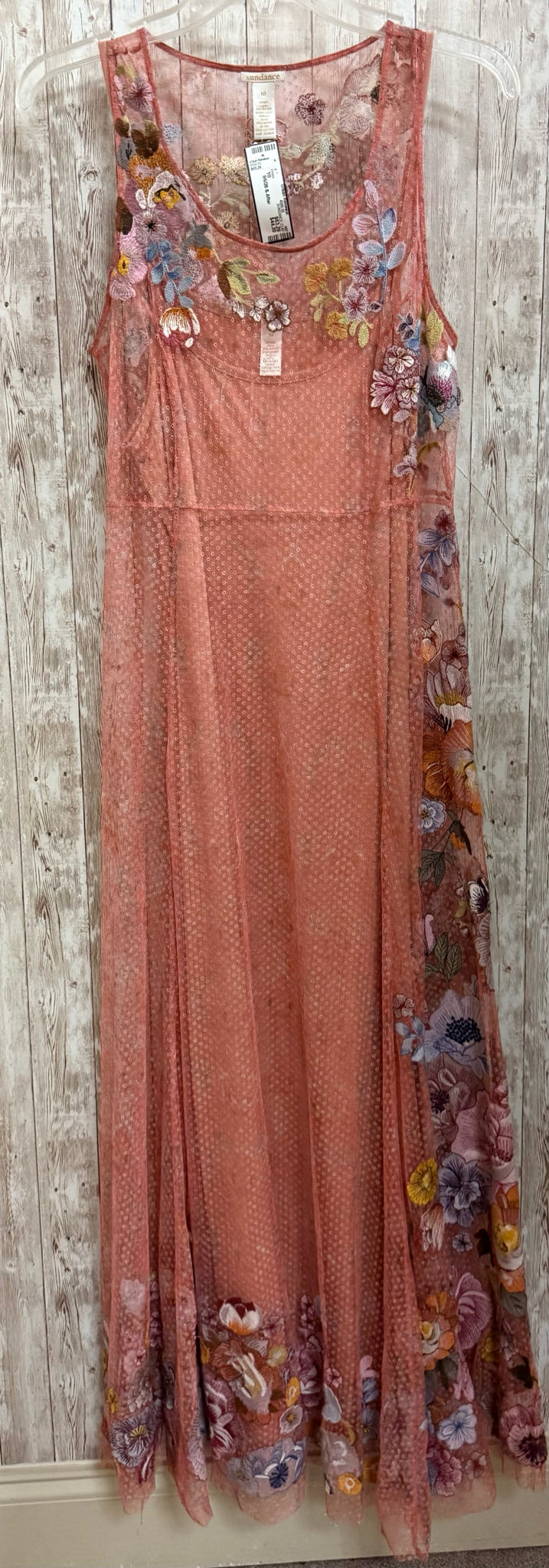 Size 10 SUNDANCE CLAY FLORAL Dress