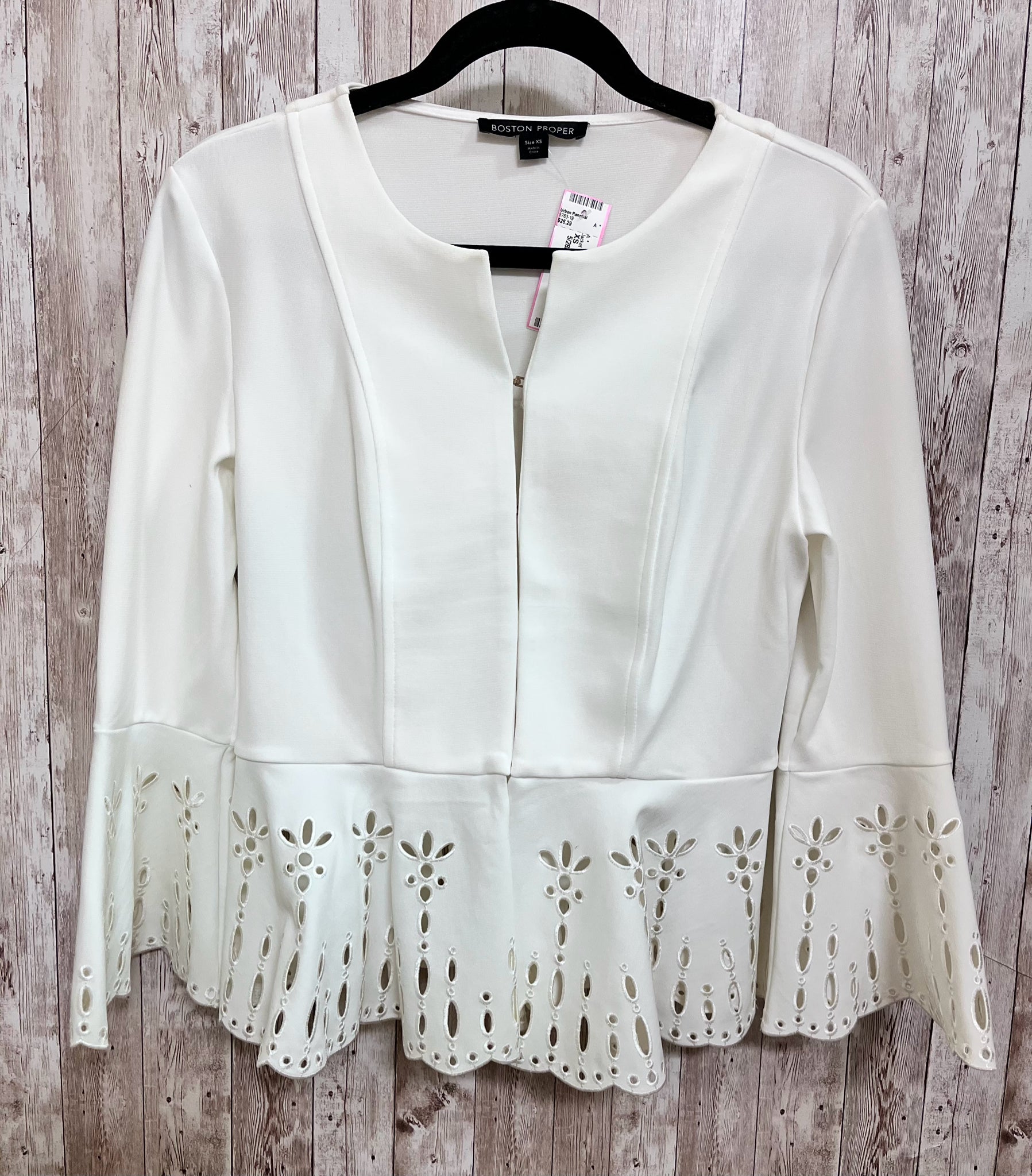 BOSTON PROPER Size XS White Jacket