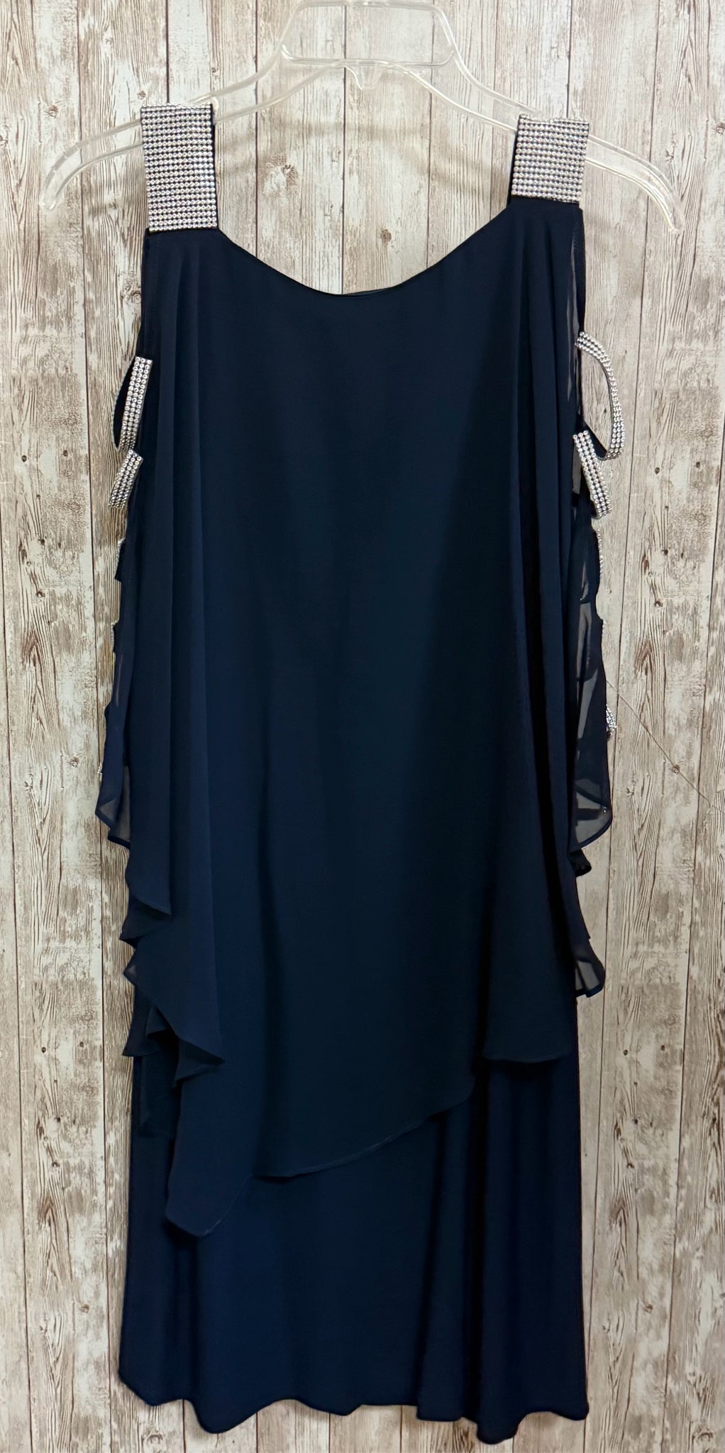 Size 6 LESLIE FAY Navy Dress
