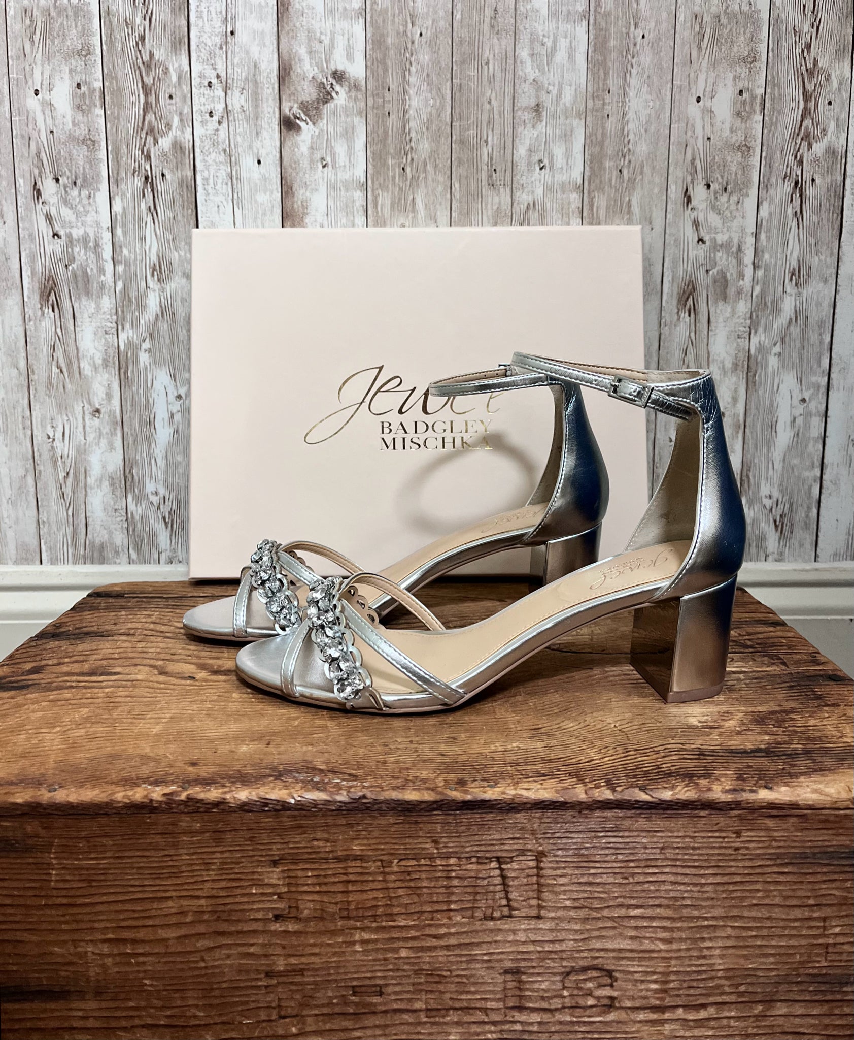 7.5 BADGLEY MISCHKA Silver SHOES