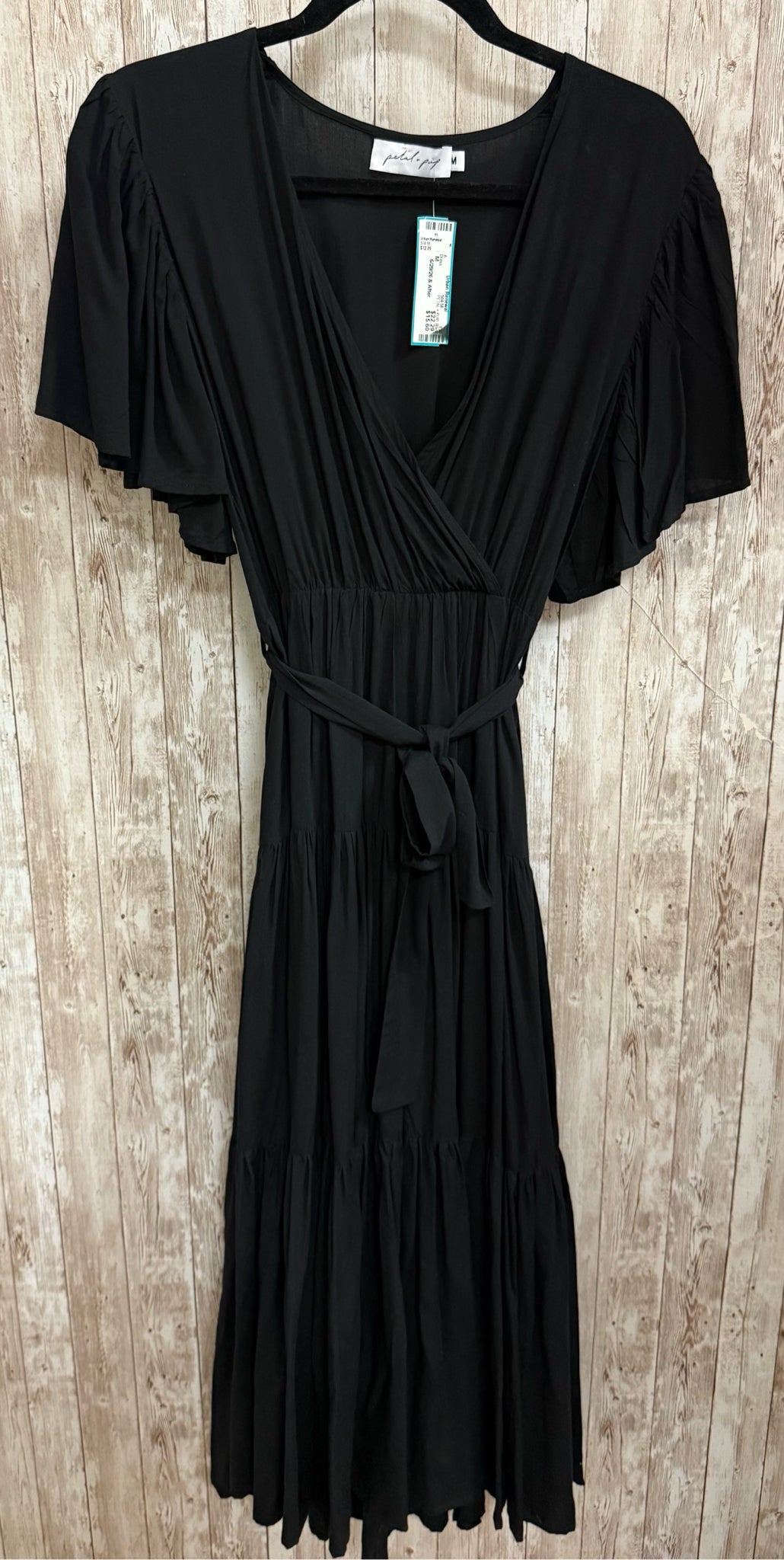 Size M PETAL + PUP Black Dress